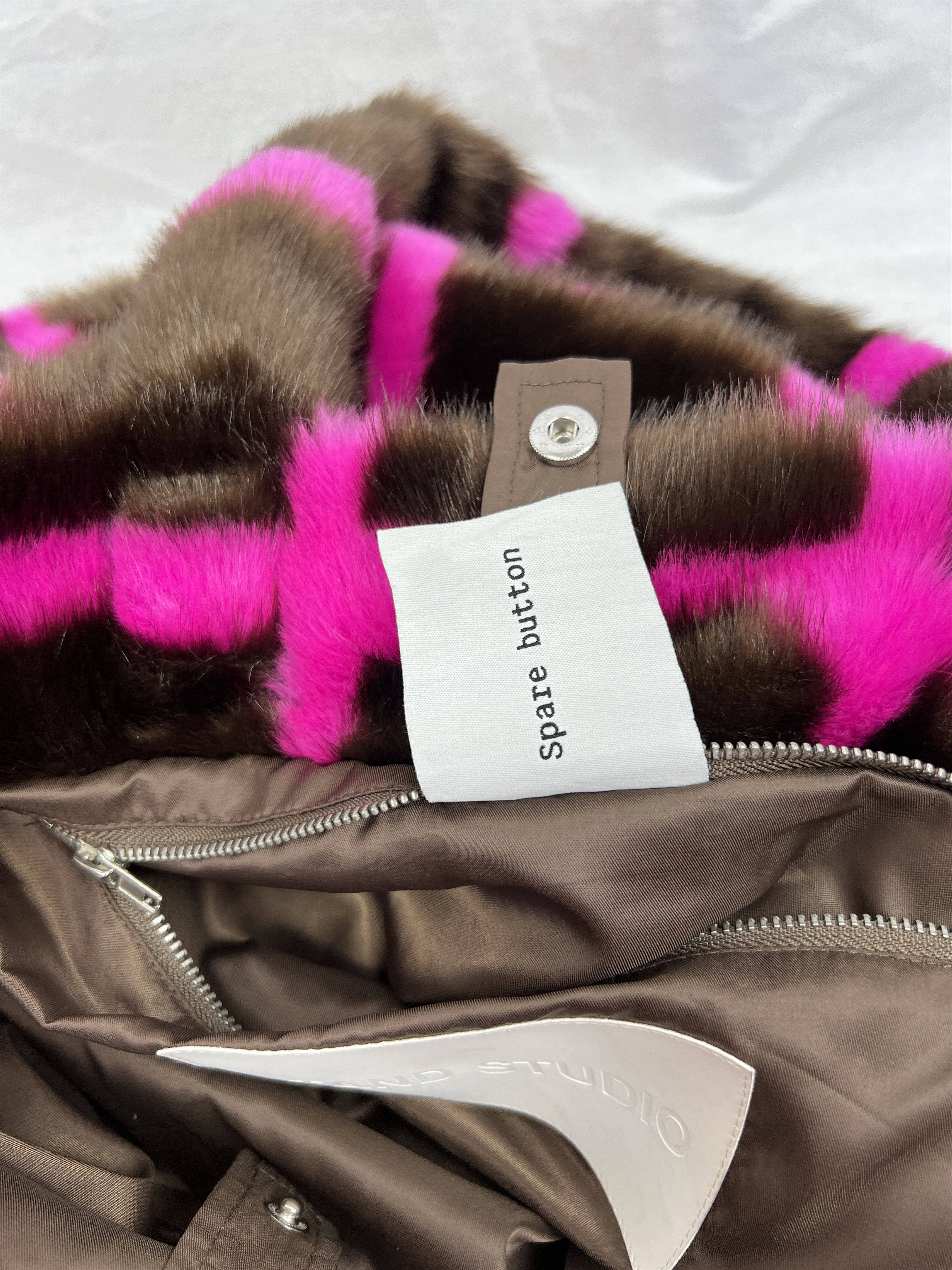 STAND STUDIO Stand Studio Faux Fur Large Tote Bag Check Size ONE SIZE - 12 Thumbnail