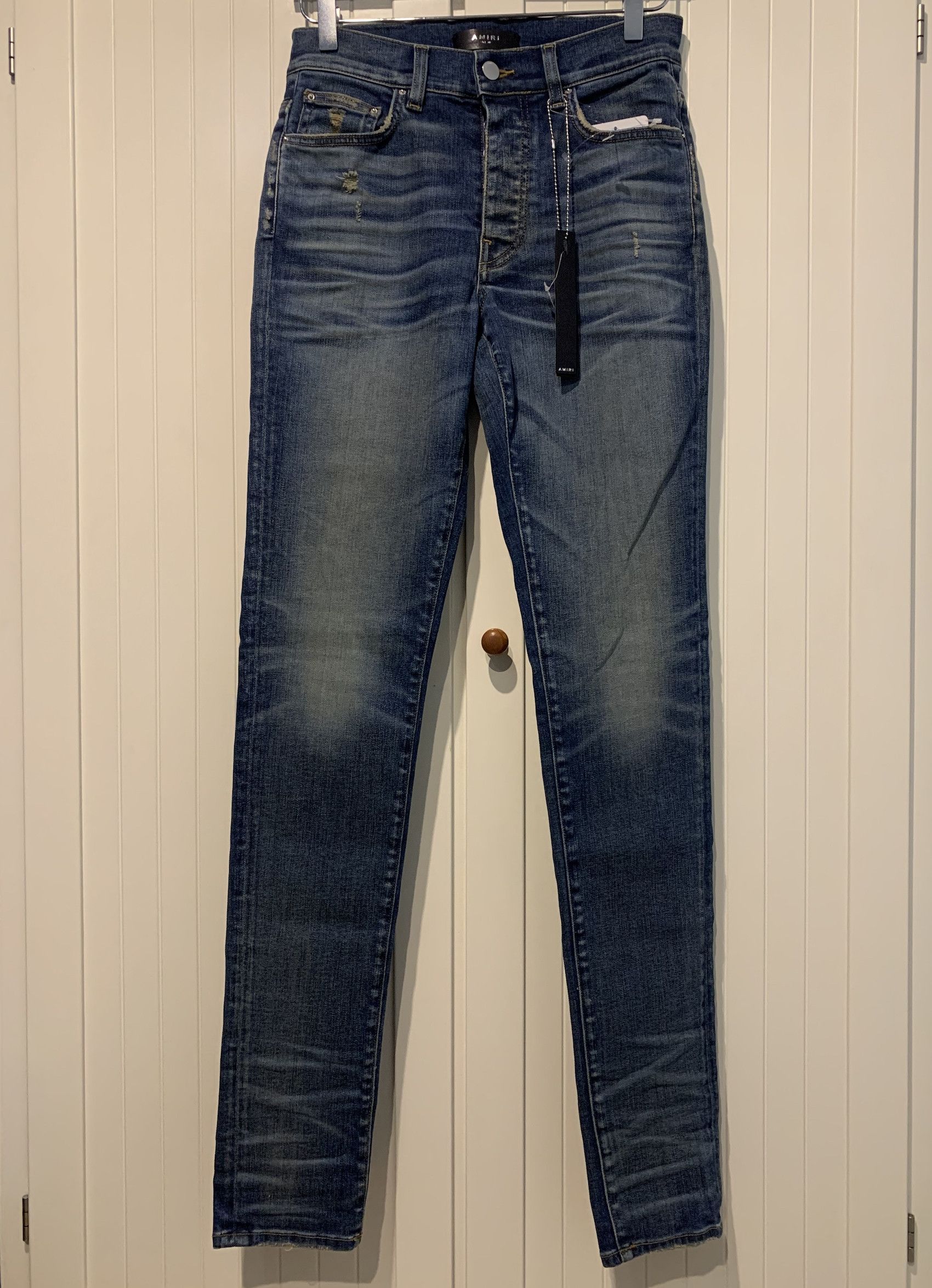 Image of Amiri Ss'20 Stack Jean in Deep Indigo, Men's (Size 30)