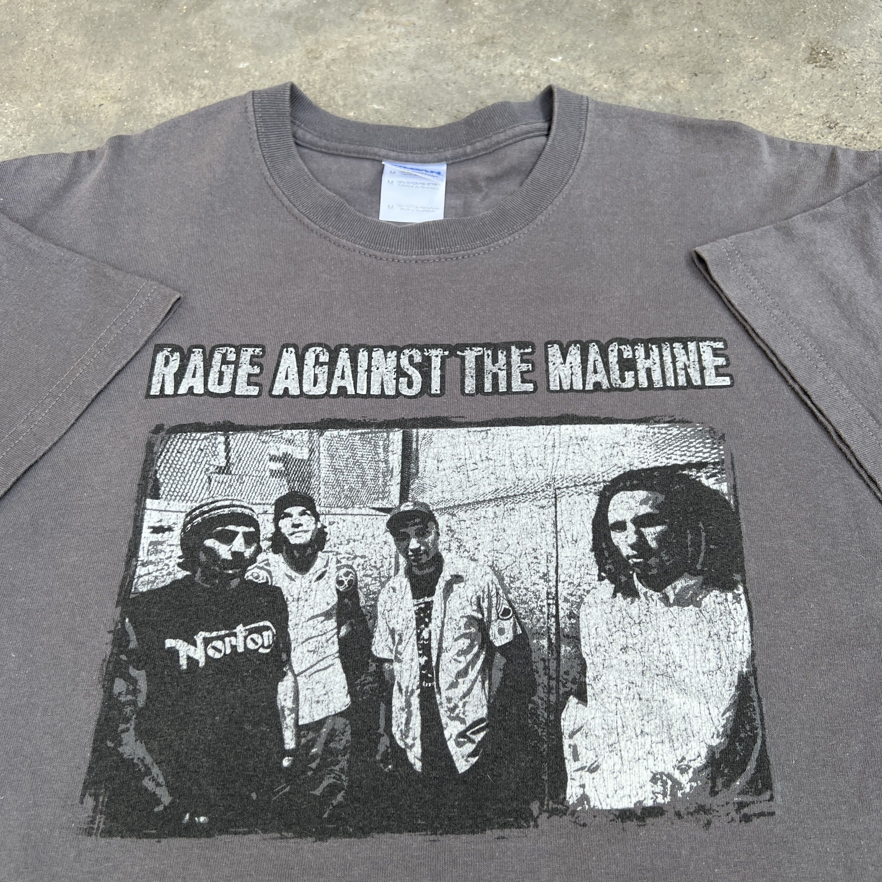 Band Tees Vintage Y2K Rage Against The Machine Promo Tee Shirt Size US M / EU 48-50 / 2 - 2 Thumbnail