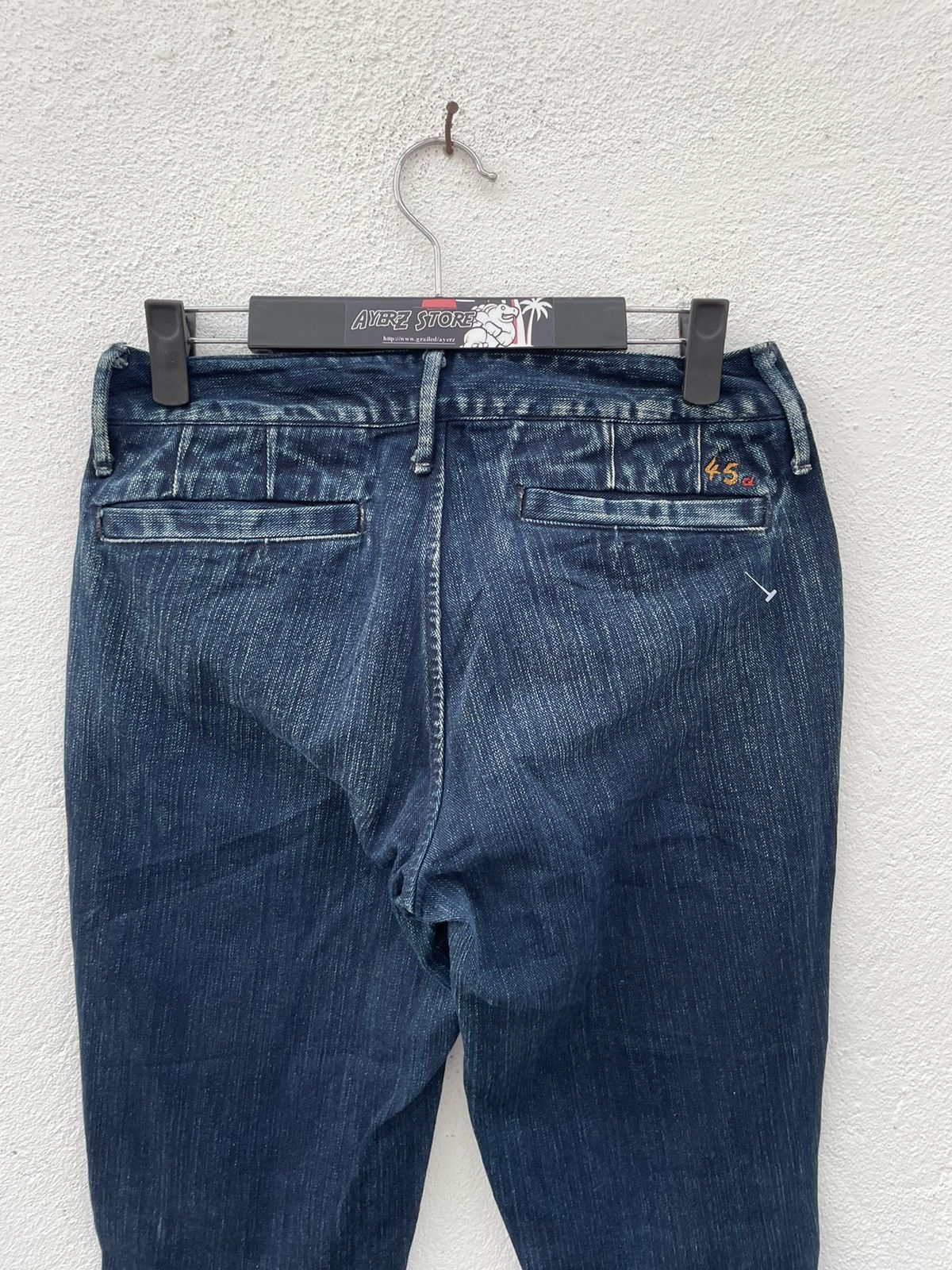 45rpm 45rpm Denim Bikers Pants Made In Japan Size US 29 - 7 Thumbnail