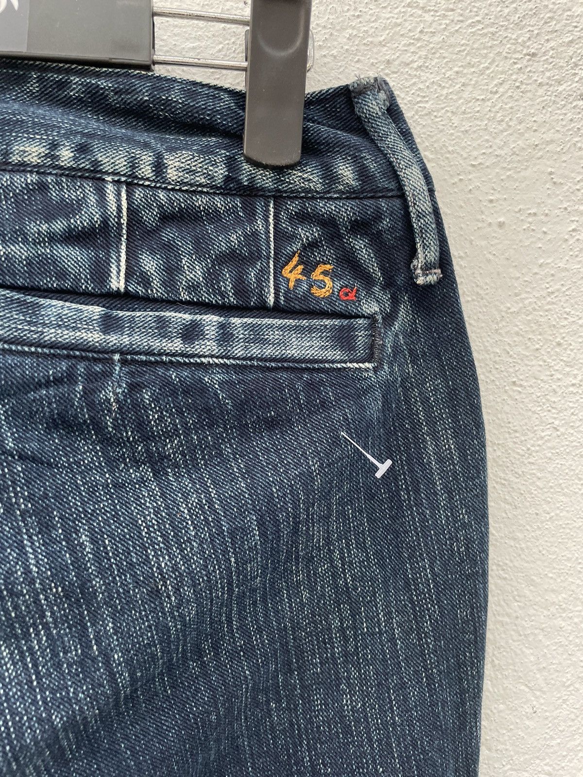 45rpm 45rpm Denim Bikers Pants Made In Japan Size US 29 - 11 Thumbnail