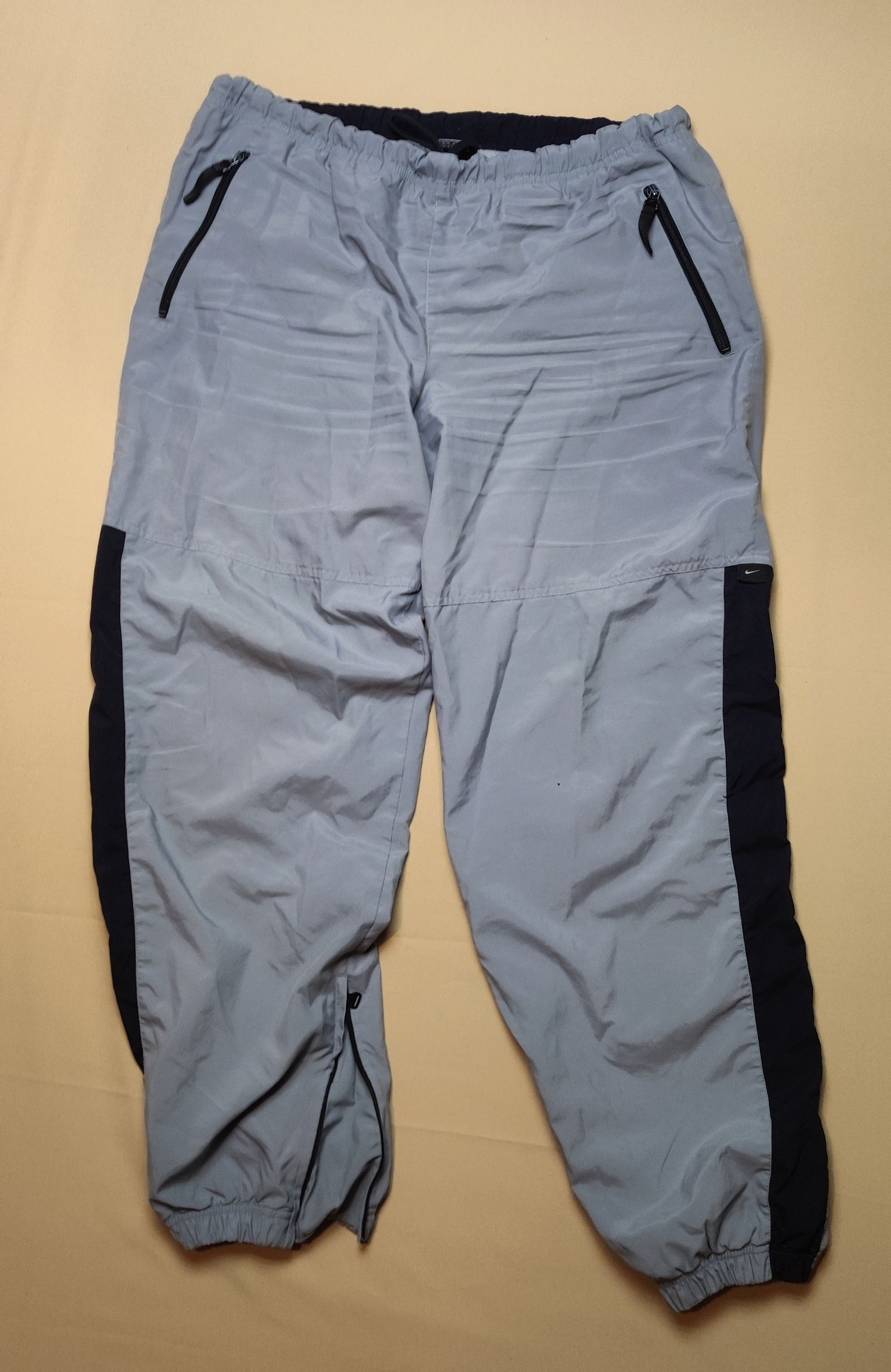 Nike × Vintage Vintage Y2K Nike Nylon Drill Track Pants (Size L) Size US 34 / EU 50 - 2 Thumbnail