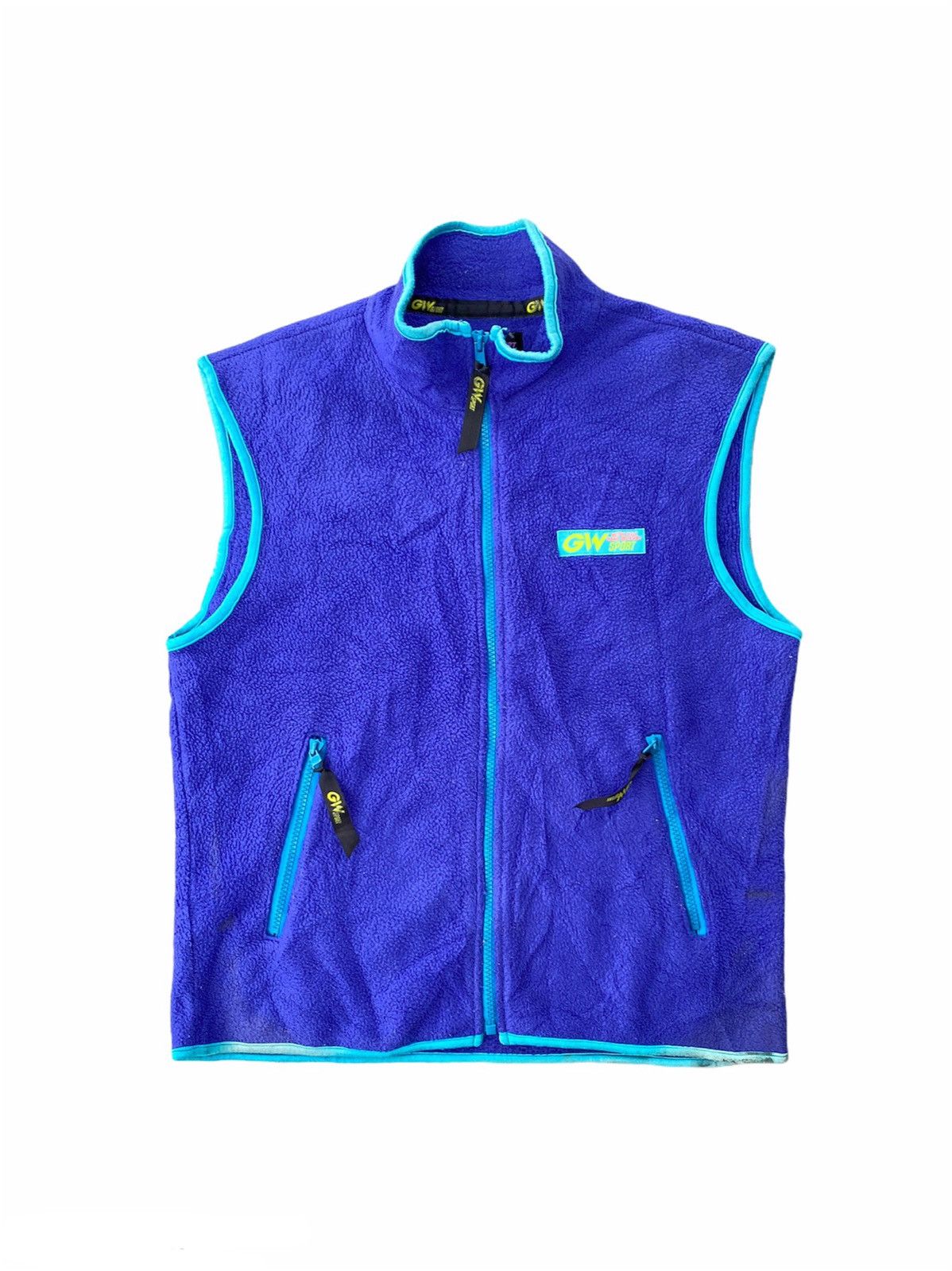 Japanese Brand × Vintage Vintage GW Sport Motor Cycle Riding Fleece Vest / Patagonia Size US M / EU 48-50 / 2 - 1 Thumbnail