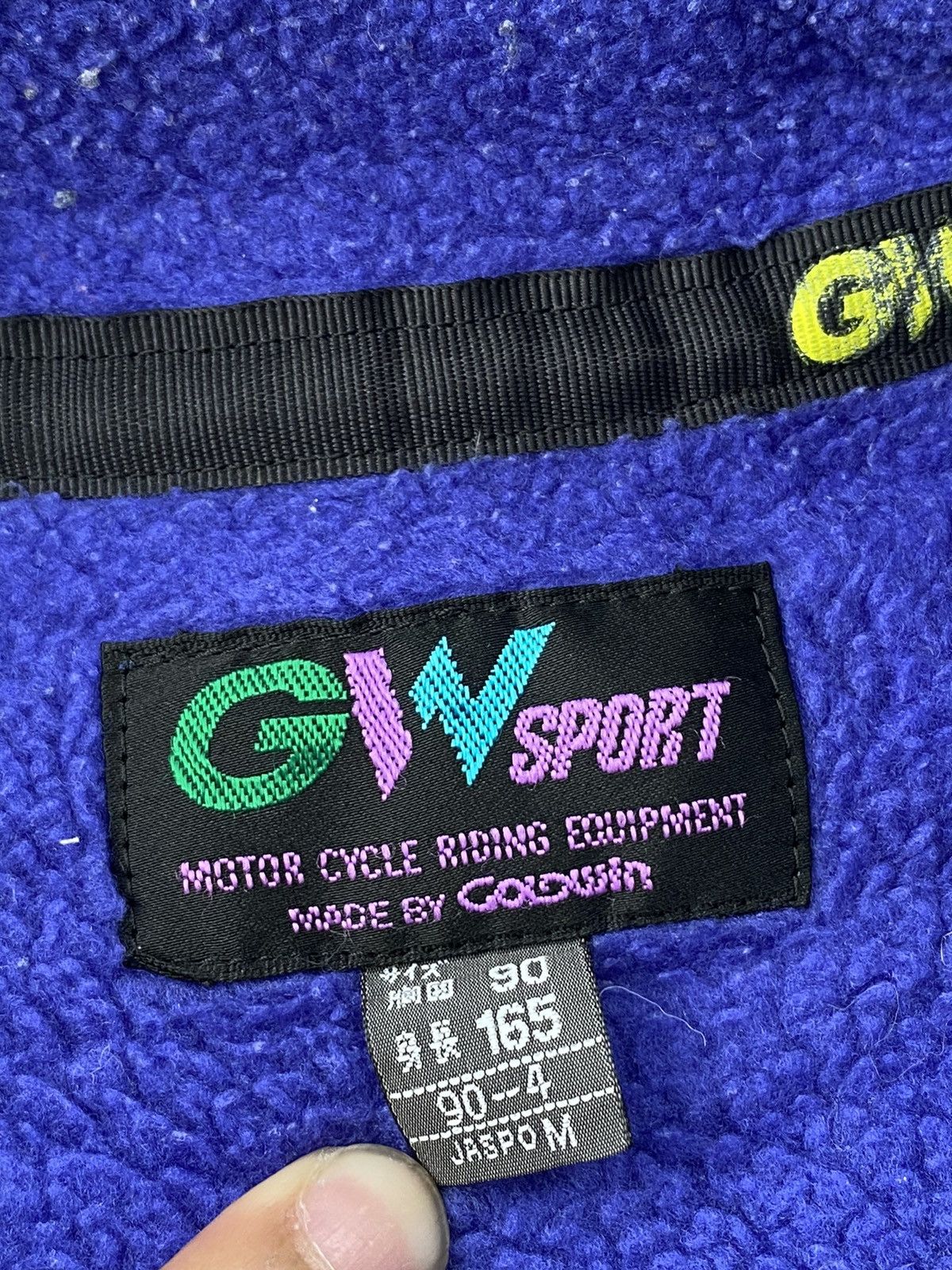 Japanese Brand × Vintage Vintage GW Sport Motor Cycle Riding Fleece Vest / Patagonia Size US M / EU 48-50 / 2 - 4 Thumbnail