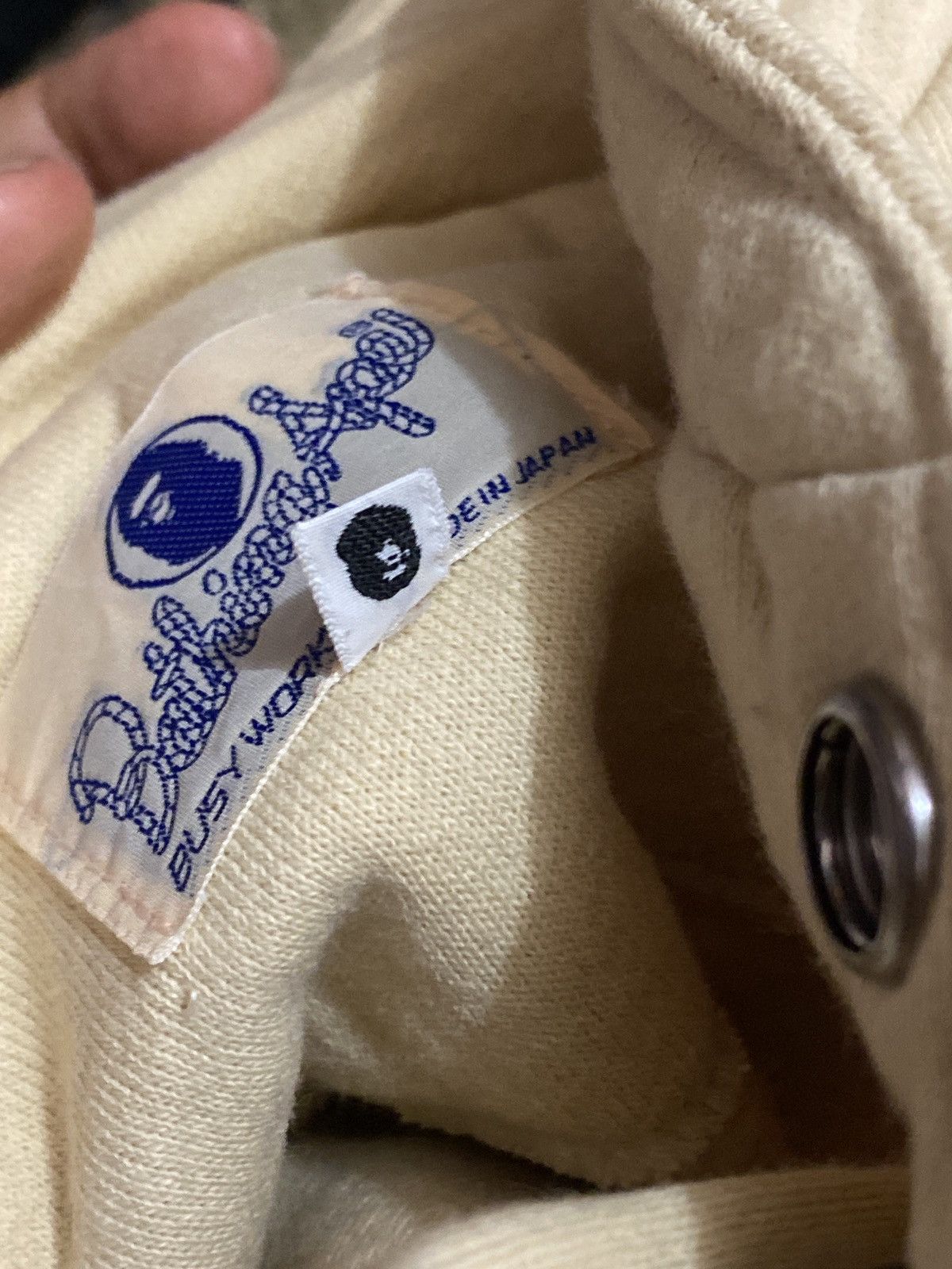 Bape Vintage 90s Bape Soldier Button Up Sweatshirt Size US L / EU 52-54 / 3 - 10 Thumbnail