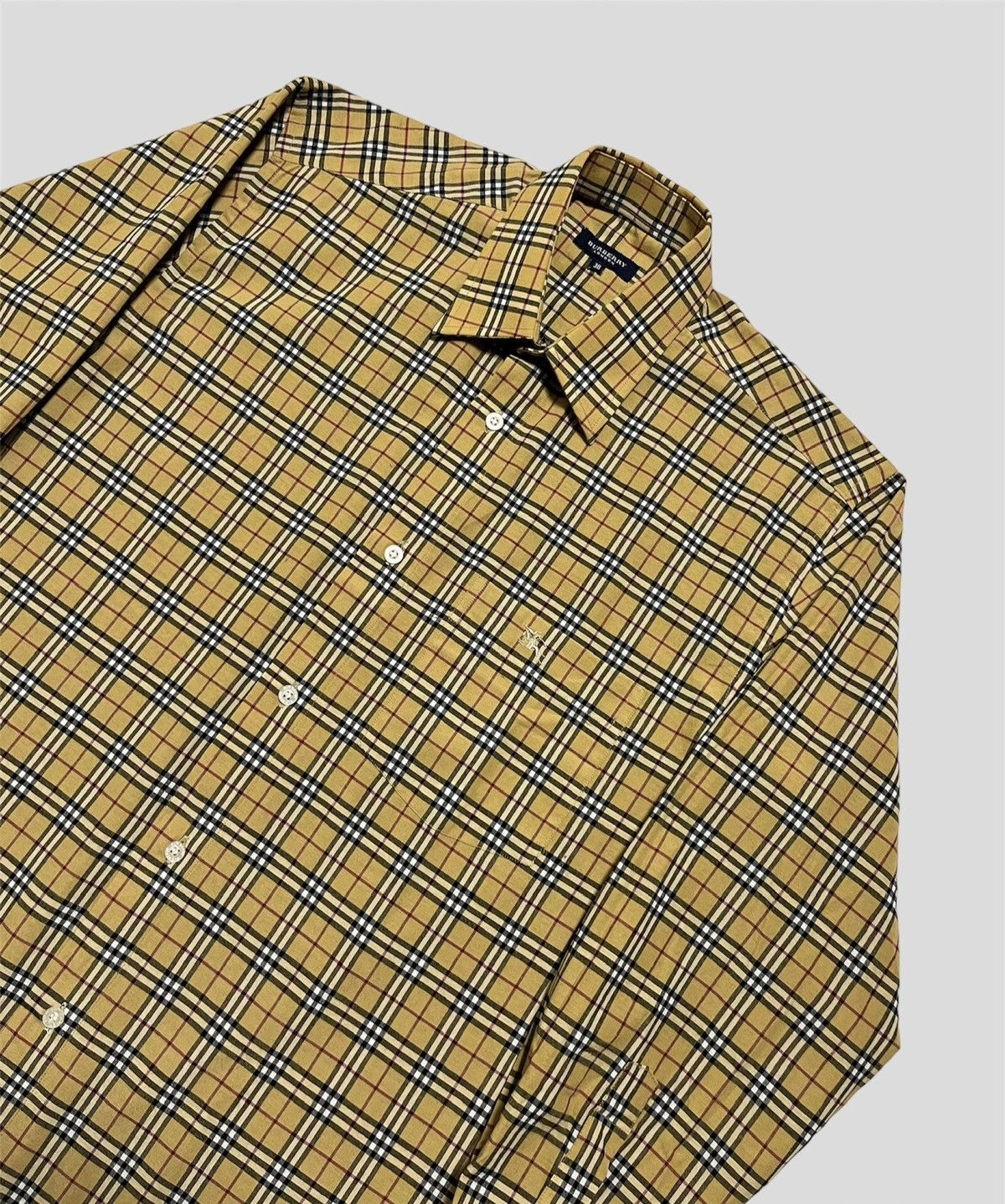 Burberry Burberry Shirt Vintage 90s Size US L / EU 52-54 / 3 - 3 Thumbnail