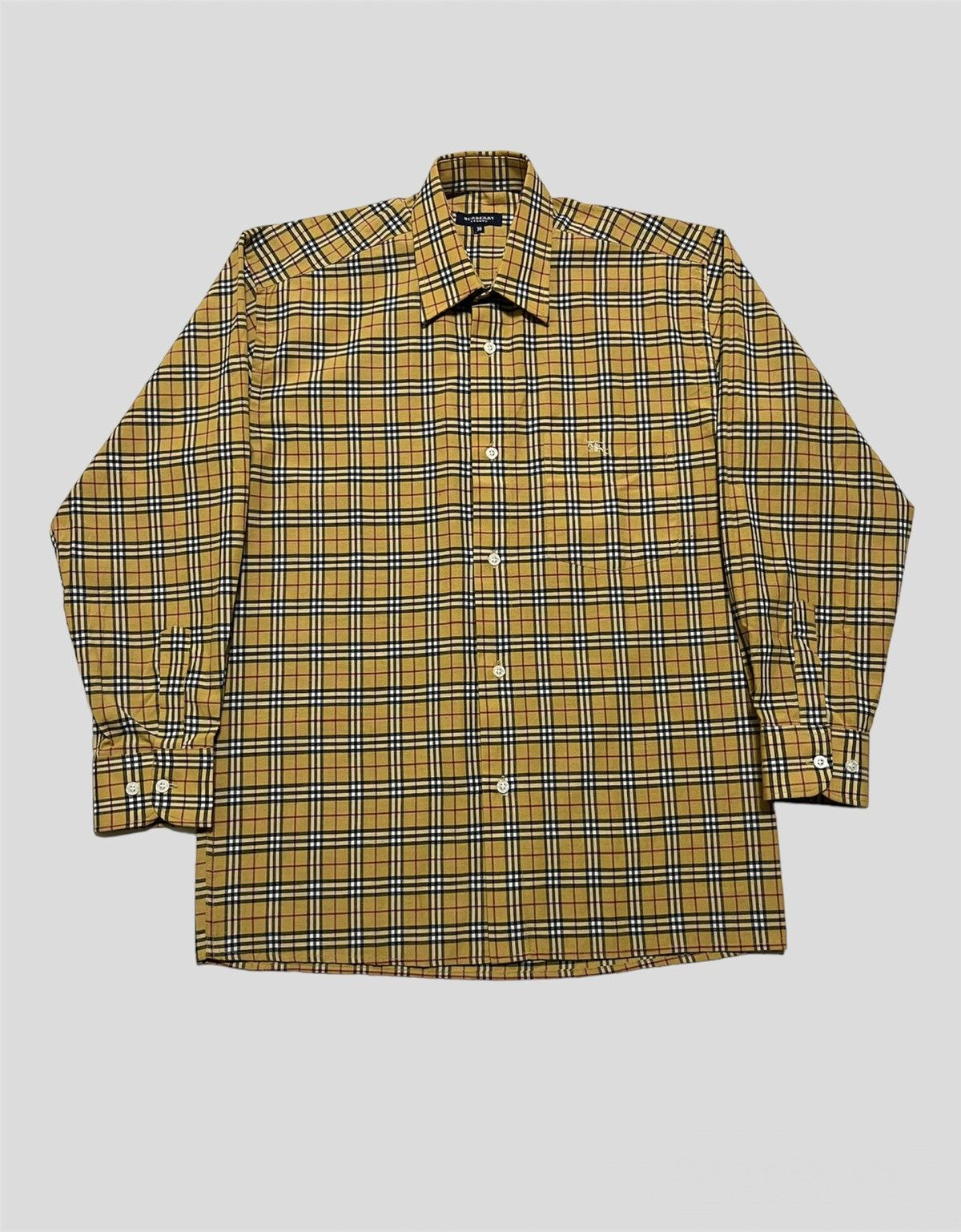 Burberry Burberry Shirt Vintage 90s Size US L / EU 52-54 / 3 - 1 Thumbnail