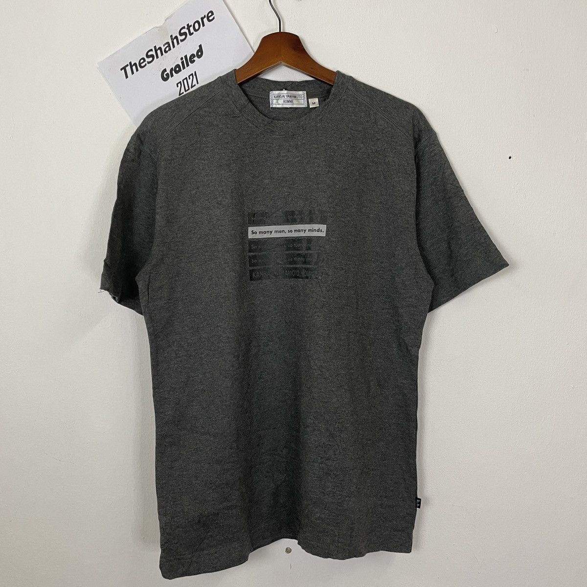 Japanese Brand 💥Best Offer💥Vintage Kansai Yamamoto Homme Crewneck Tee Size US M / EU 48-50 / 2 - 1 Thumbnail