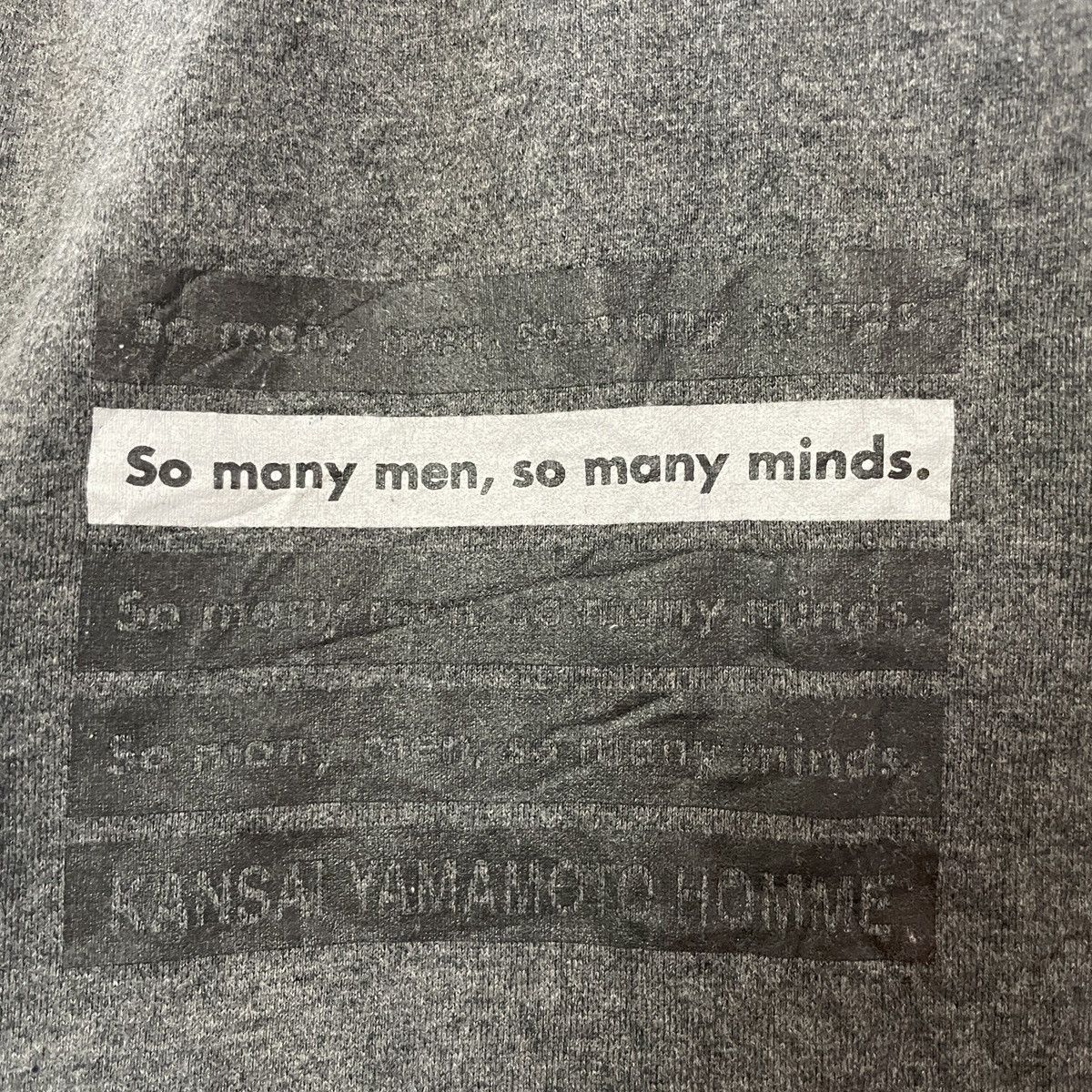 Japanese Brand 💥Best Offer💥Vintage Kansai Yamamoto Homme Crewneck Tee Size US M / EU 48-50 / 2 - 7 Thumbnail