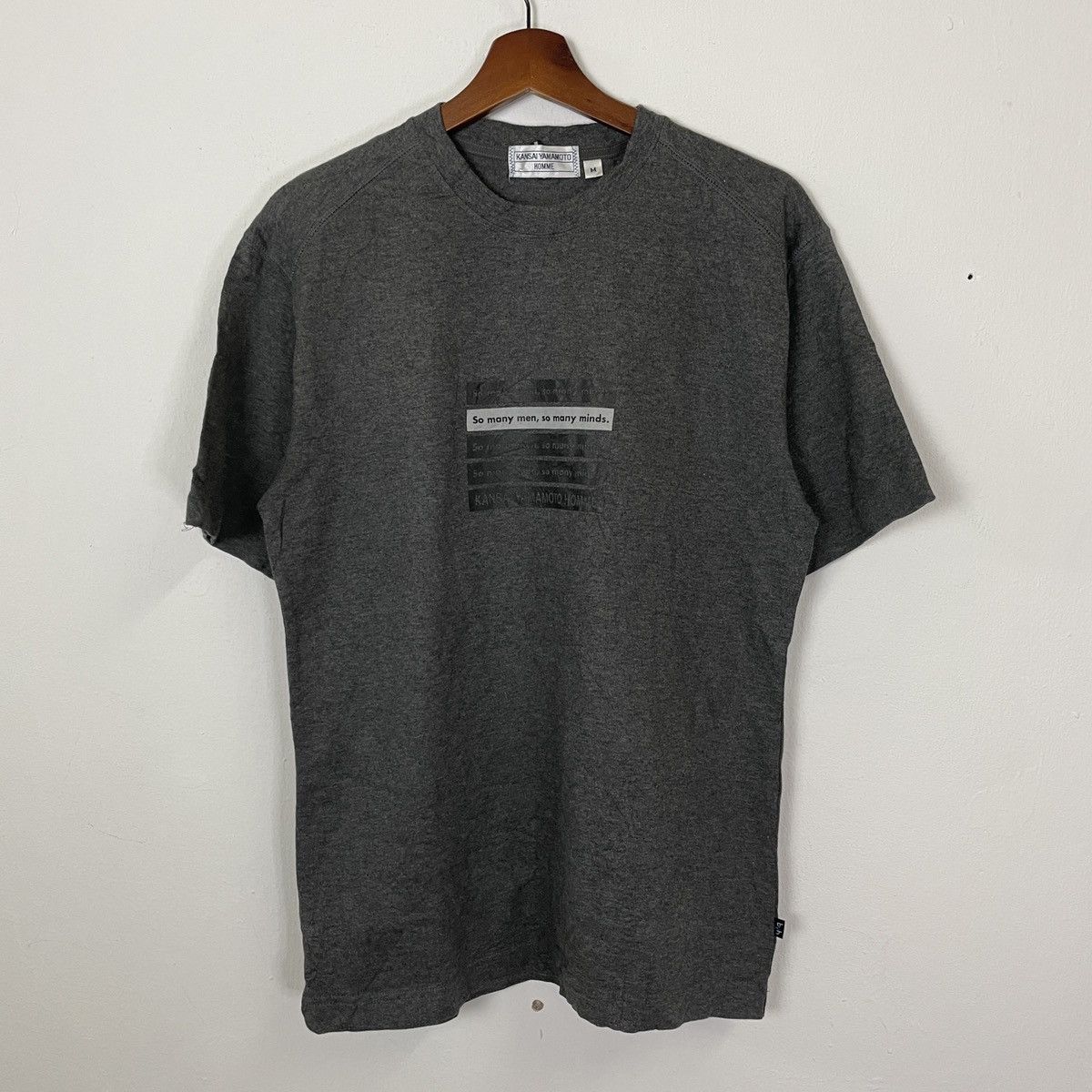 Japanese Brand 💥Best Offer💥Vintage Kansai Yamamoto Homme Crewneck Tee Size US M / EU 48-50 / 2 - 2 Thumbnail