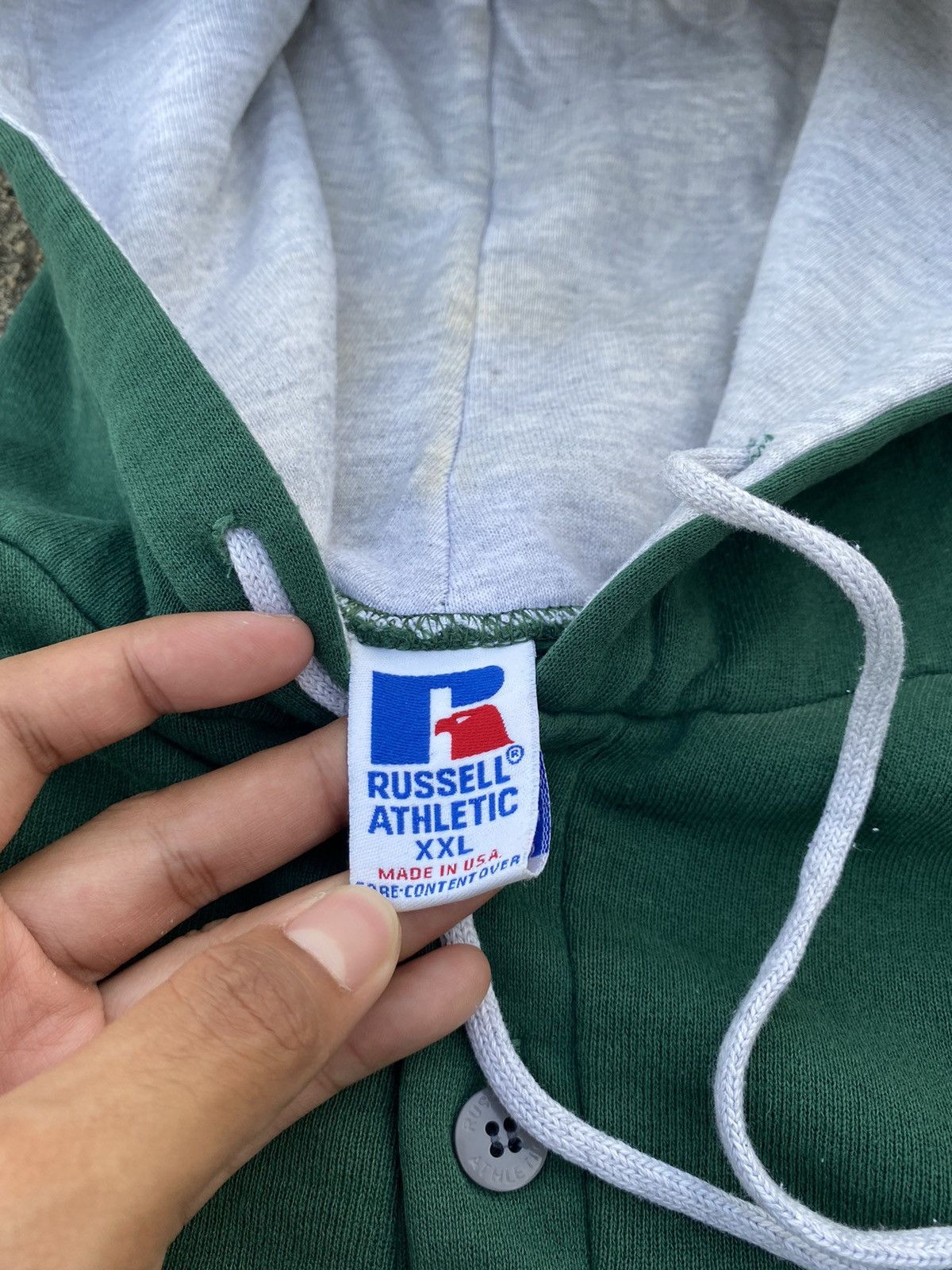 Russell Athletic Vintage Russell Athletic Hoodie Size US XXL / EU 58 / 5 - 7 Thumbnail