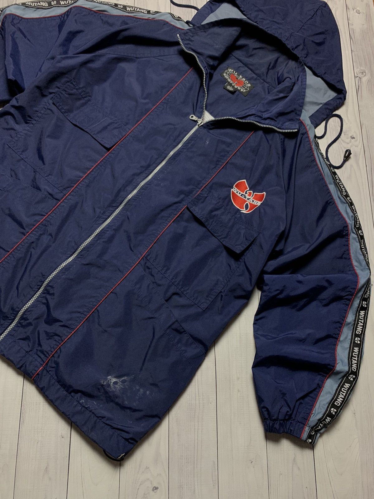 Vintage × Wu-Tang Clan Vintage Wu-Tang track suit drill pants Y2K jacket big logo Size US L / EU 52-54 / 3 - 14 Thumbnail