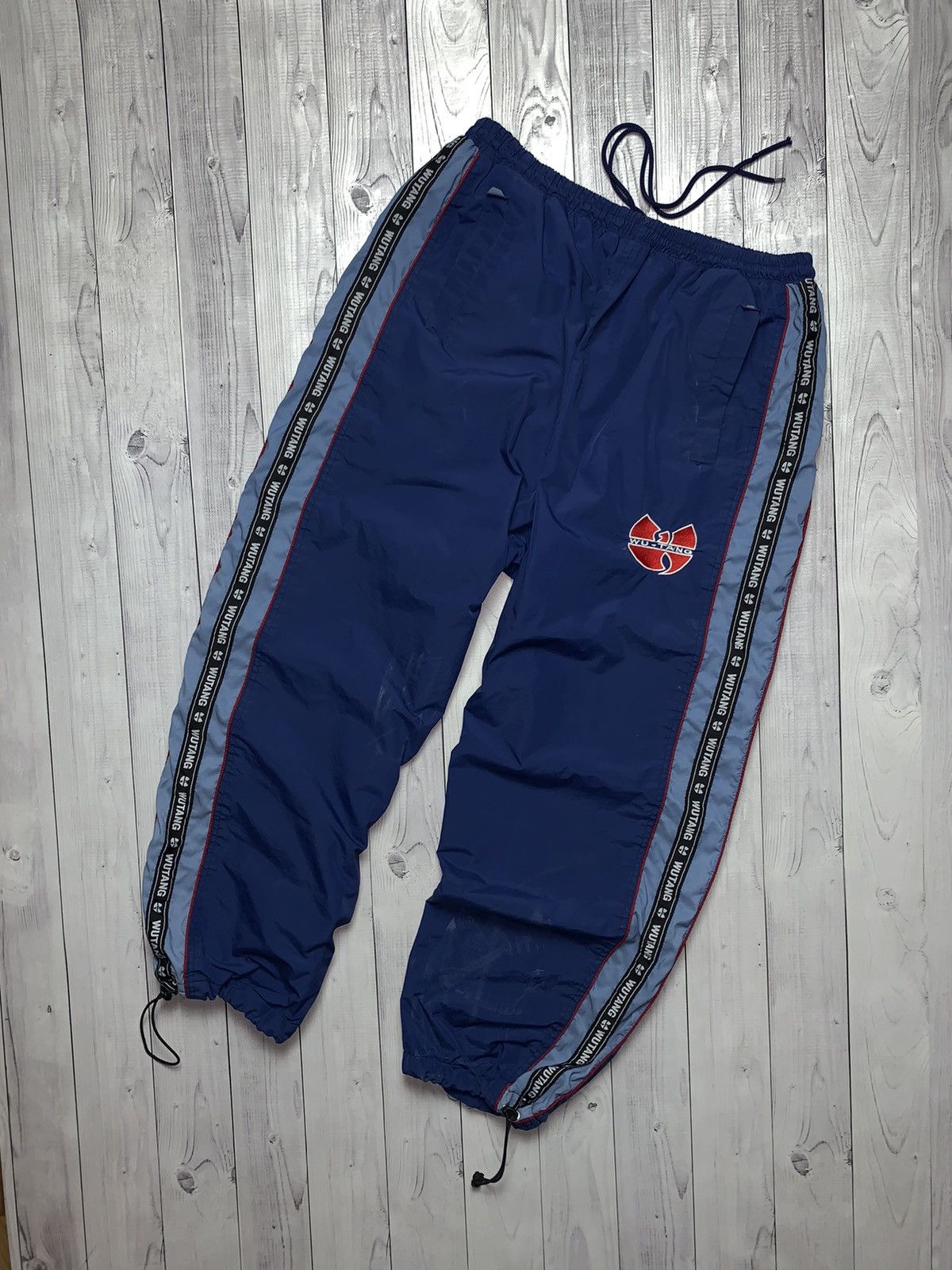 Vintage × Wu-Tang Clan Vintage Wu-Tang track suit drill pants Y2K jacket big logo Size US L / EU 52-54 / 3 - 4 Thumbnail