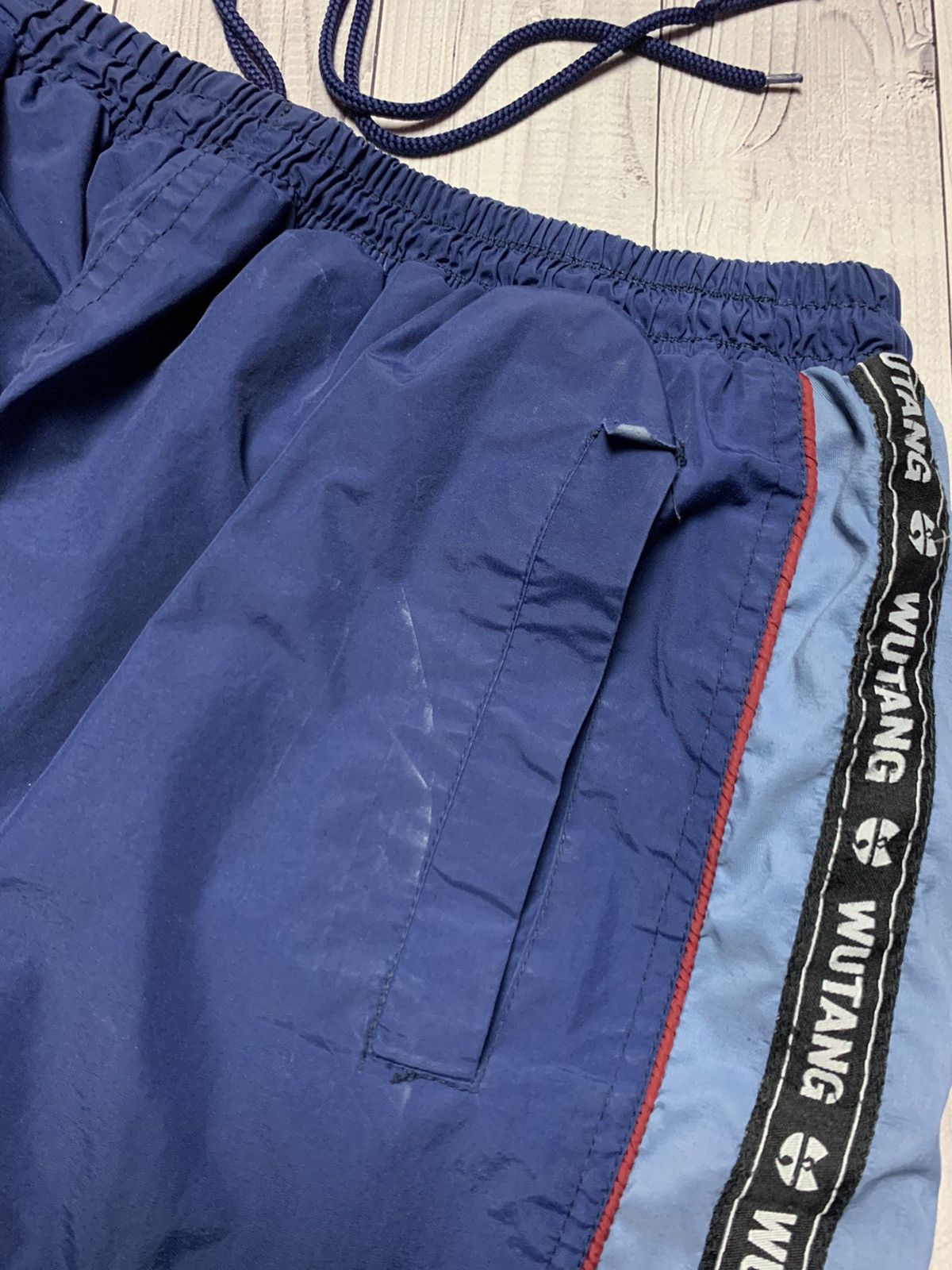Vintage × Wu-Tang Clan Vintage Wu-Tang track suit drill pants Y2K jacket big logo Size US L / EU 52-54 / 3 - 9 Thumbnail