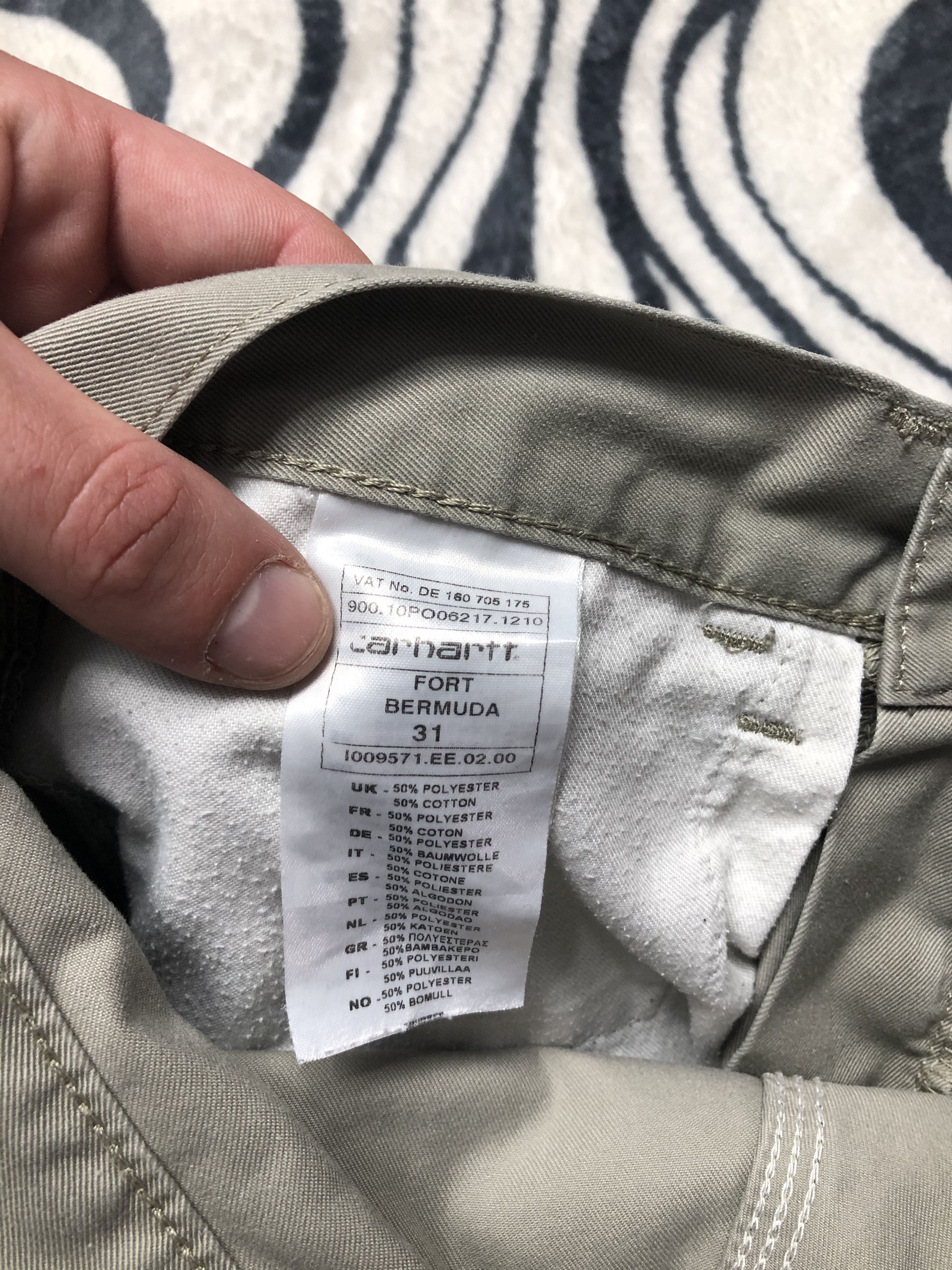 Carhartt Carhartt Vintage Mens Fort Bermuda Cargo Shorts Size US 31 - 6 Thumbnail