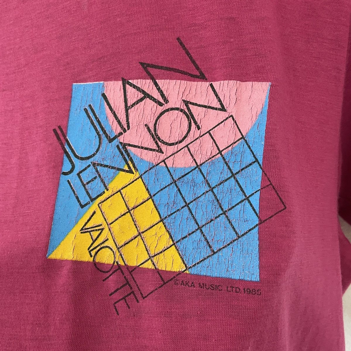 Band Tees Vintage 1985 Julian Lennon Valotte Tee Size US S / EU 44-46 / 1 - 11 Thumbnail