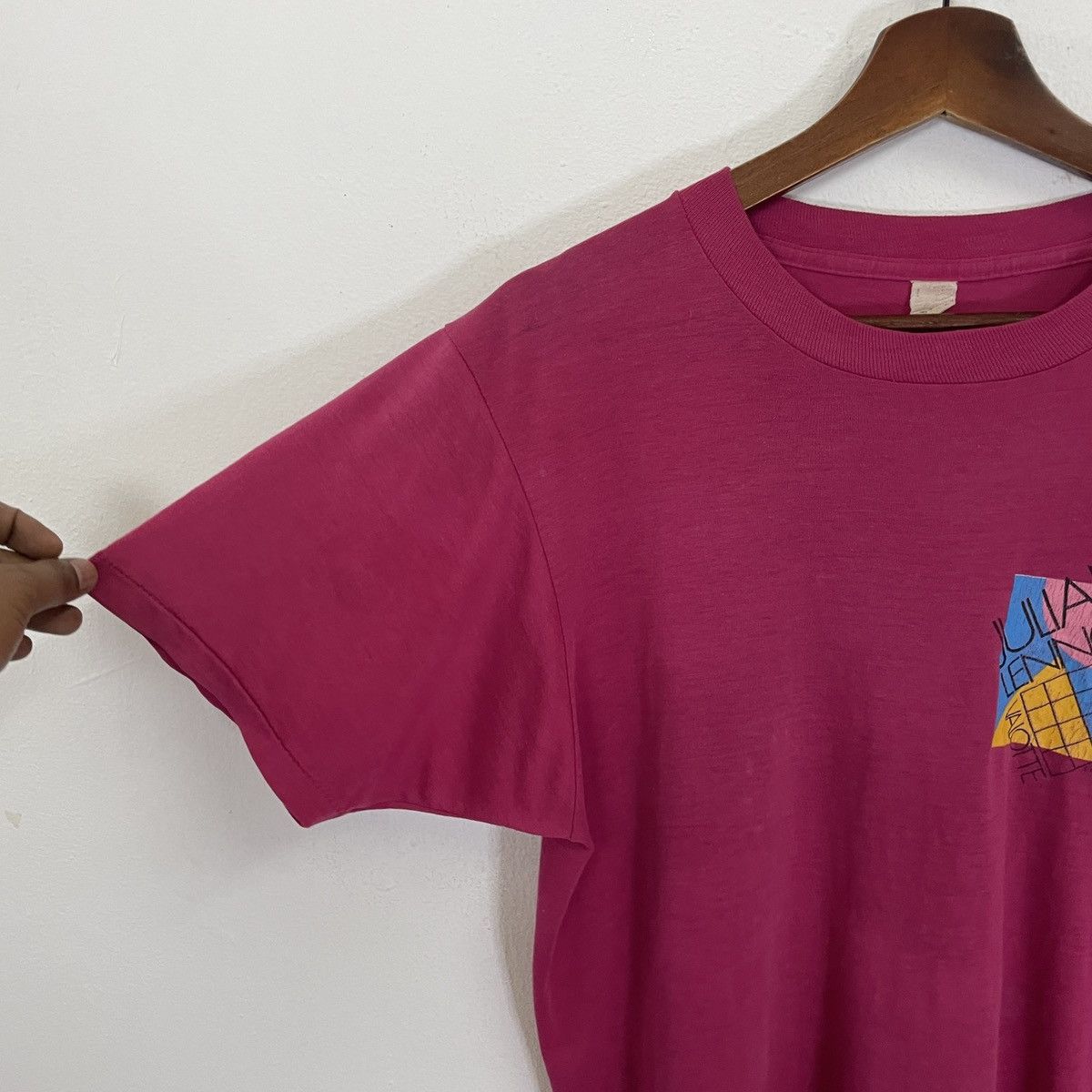 Band Tees Vintage 1985 Julian Lennon Valotte Tee Size US S / EU 44-46 / 1 - 8 Thumbnail