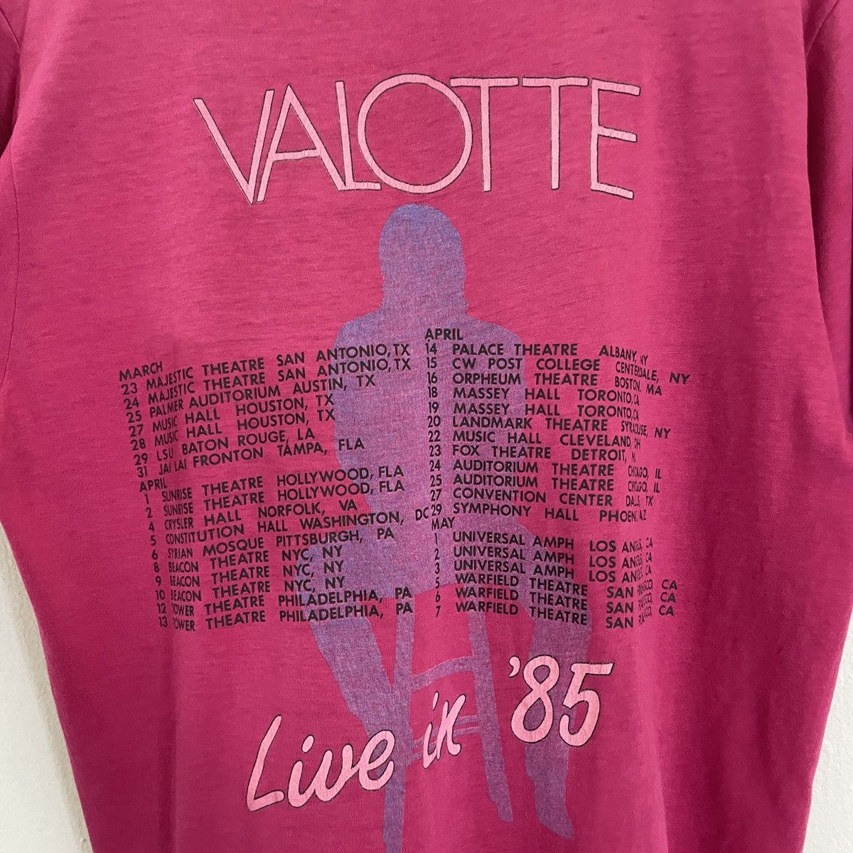 Band Tees Vintage 1985 Julian Lennon Valotte Tee Size US S / EU 44-46 / 1 - 5 Thumbnail