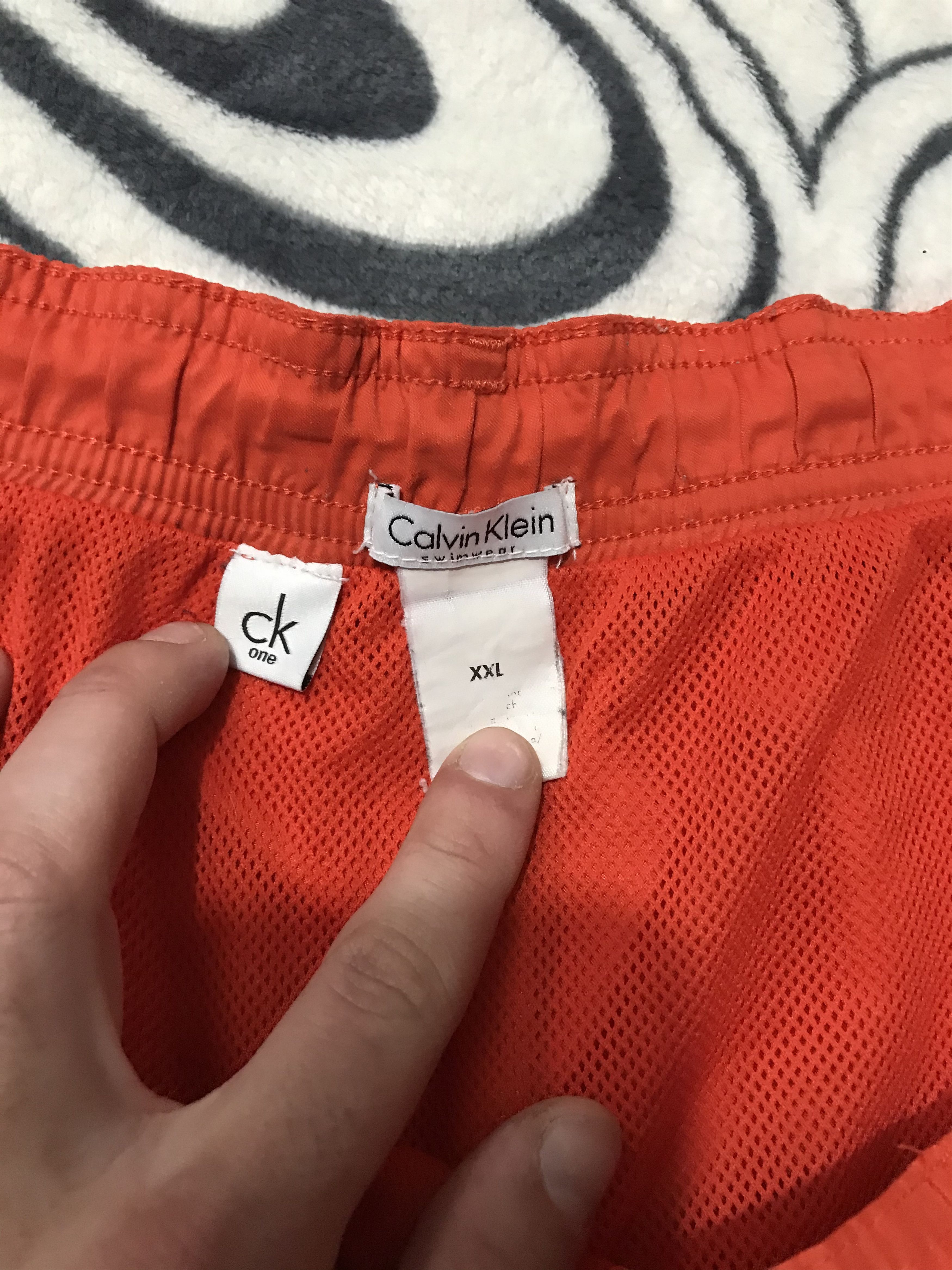Calvin Klein × Vintage Calvin Klein Mens Nylon Swim Shorts Size US 36 / EU 52 - 3 Thumbnail