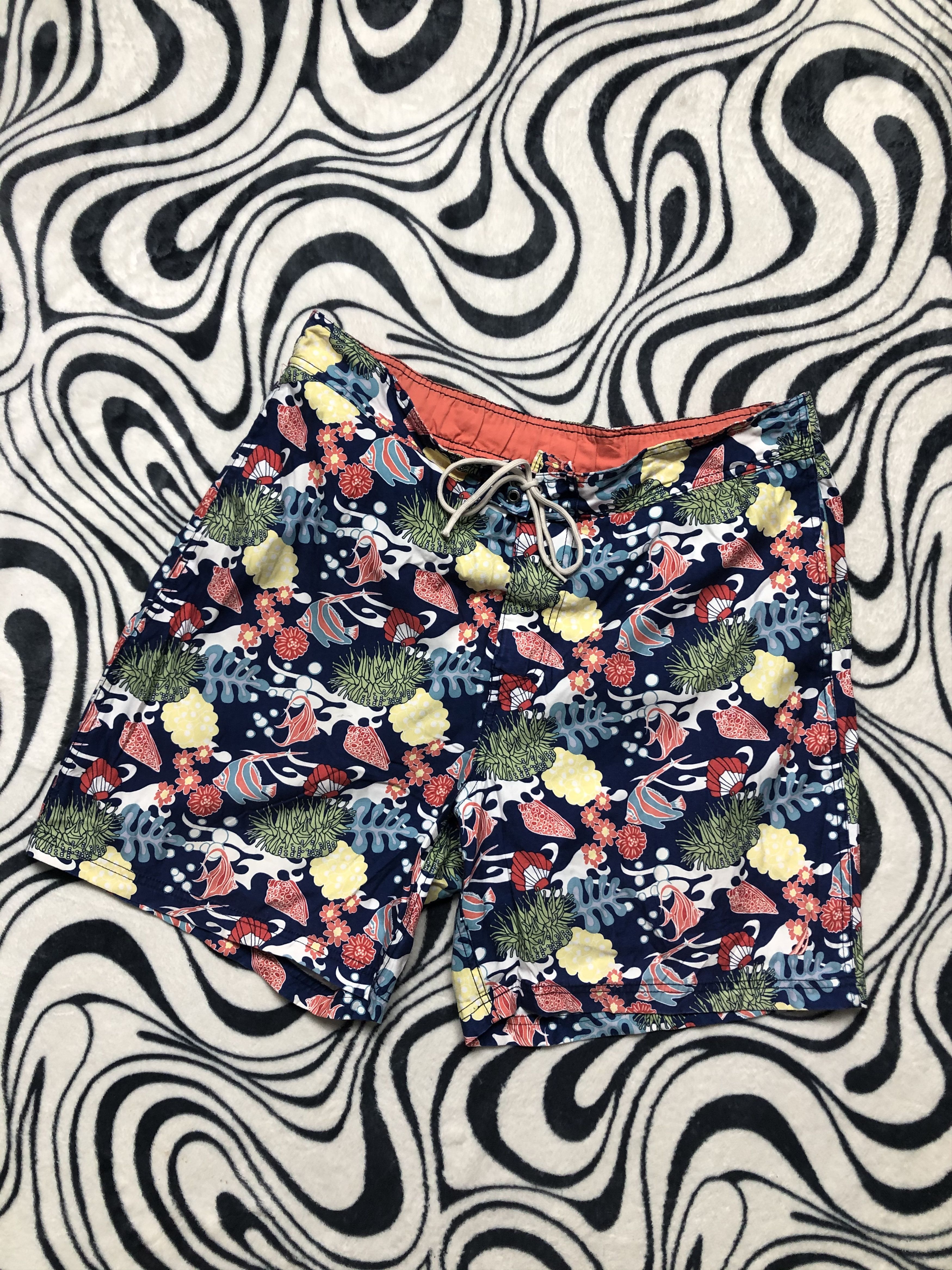 Nautica × Vintage Nautica Vintage Mens Nylon Shorts Size US 36 / EU 52 - 1 Thumbnail
