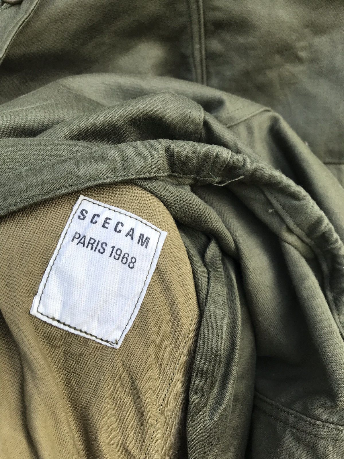 Vintage Vintage Military Jacket Scecam Paris Streetwear Jacket Size US S / EU 44-46 / 1 - 7 Thumbnail