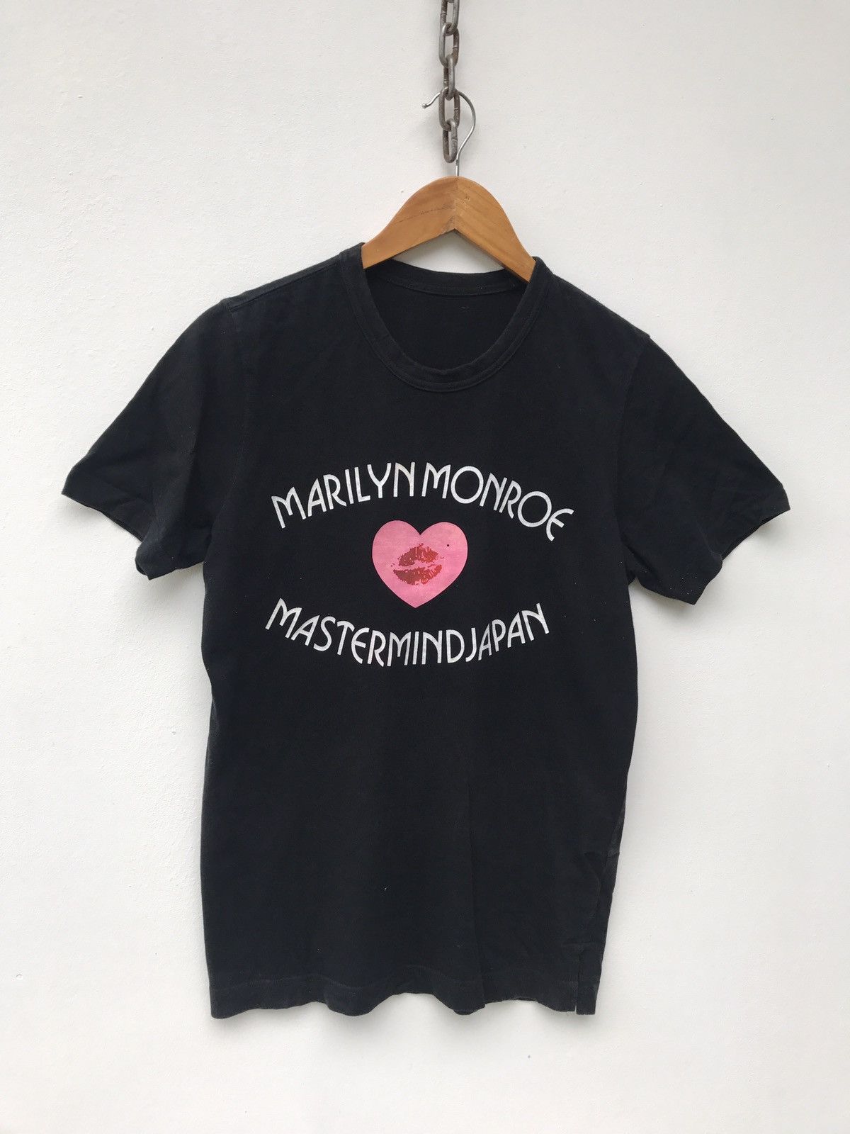 image of Mastermind Japan Marilyn Monroe Shirt Japanese Streetwear in Black, Men's (Size Small)