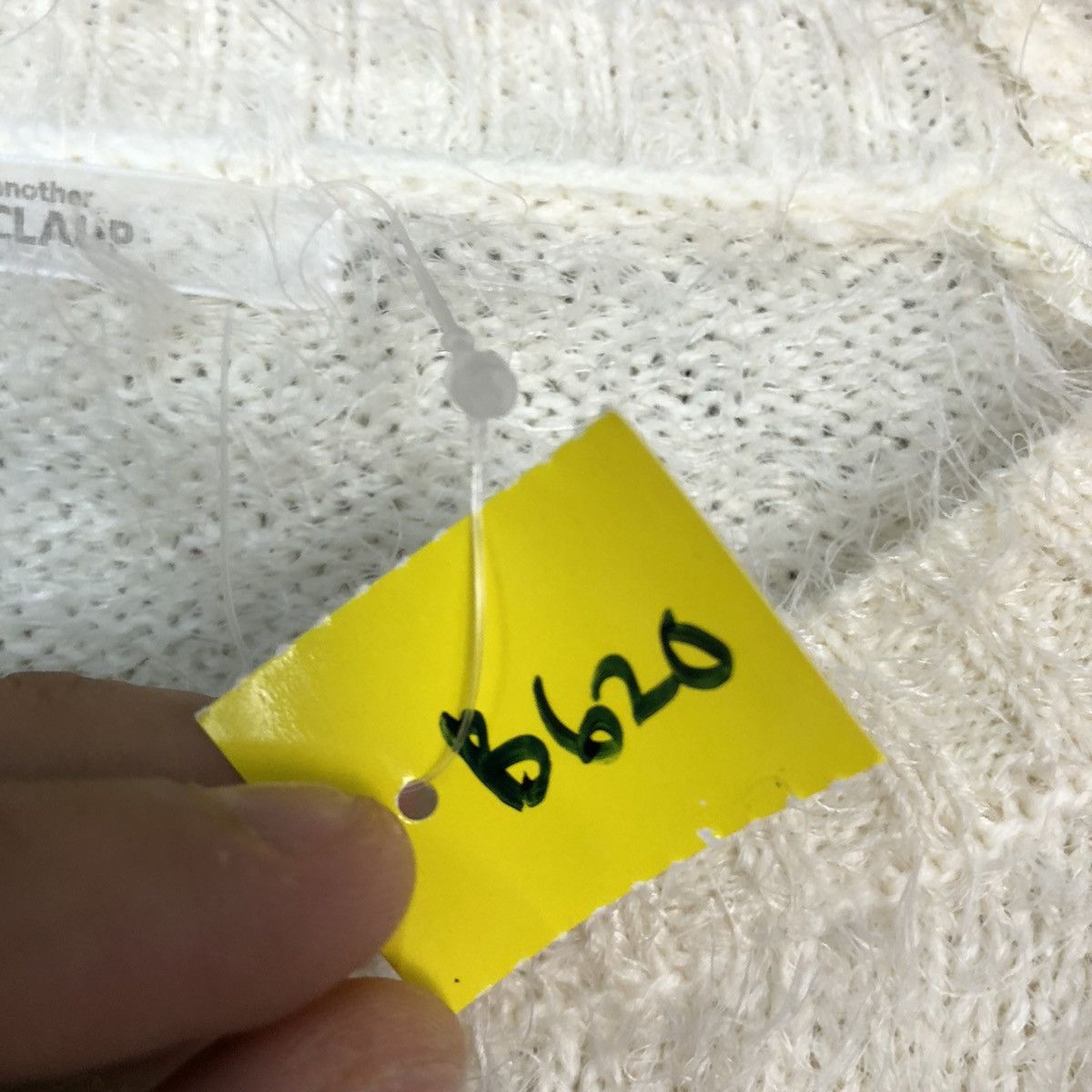 Homespun Knitwear × Japanese Brand DL Nice Claup White Mohair Shag Shaggy Knitwear #B620 Size S / US 4 / IT 40 - 10 Thumbnail