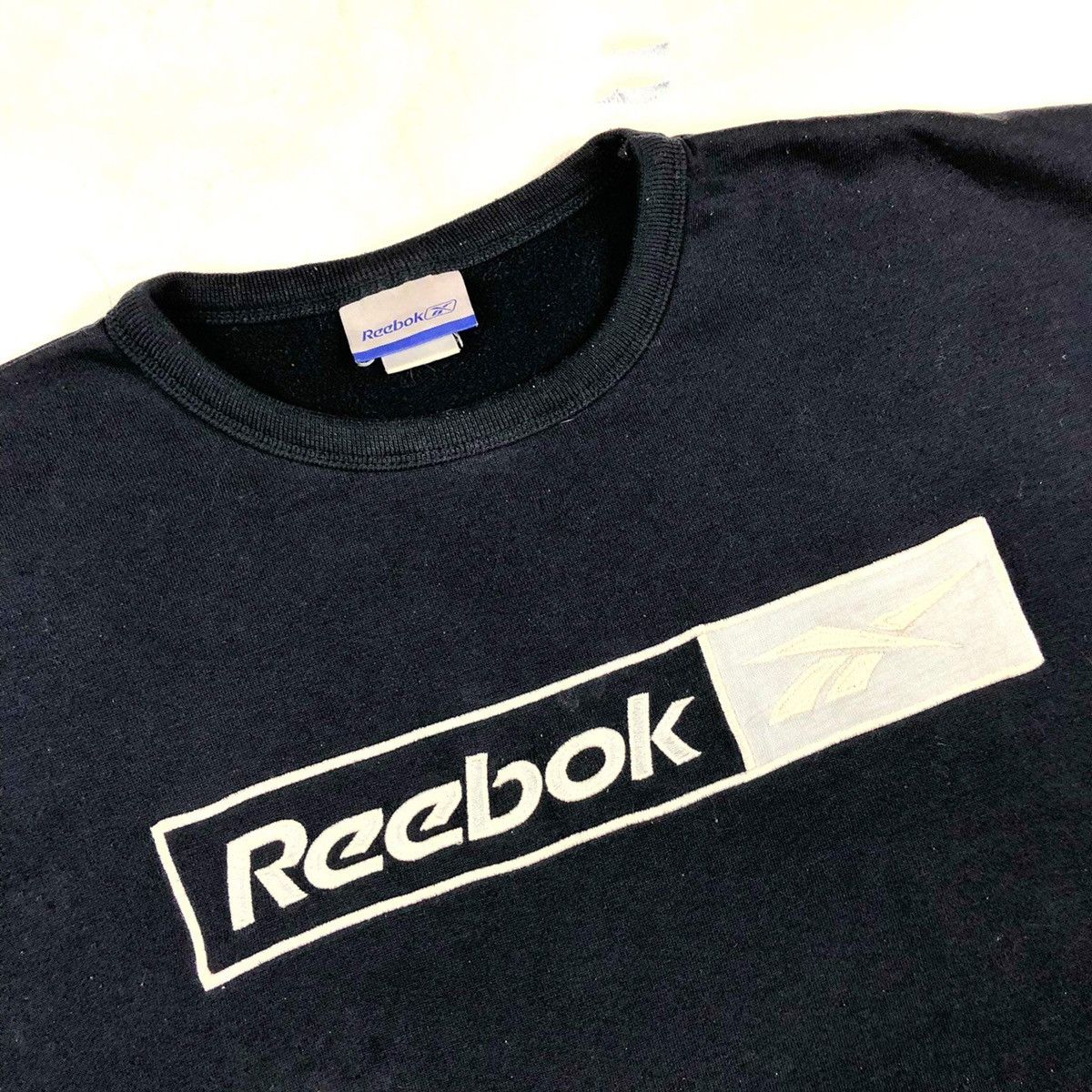 Reebok × Vintage Reebok sweatshirt hoodie spellout 90s y2k Size US L / EU 52-54 / 3 - 7 Thumbnail
