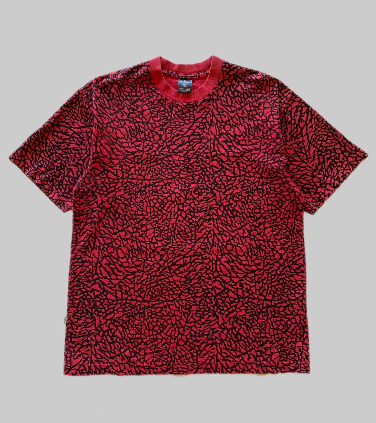 Vintage Nitraid Japan Jordan3 Elephant Print Esque Tee