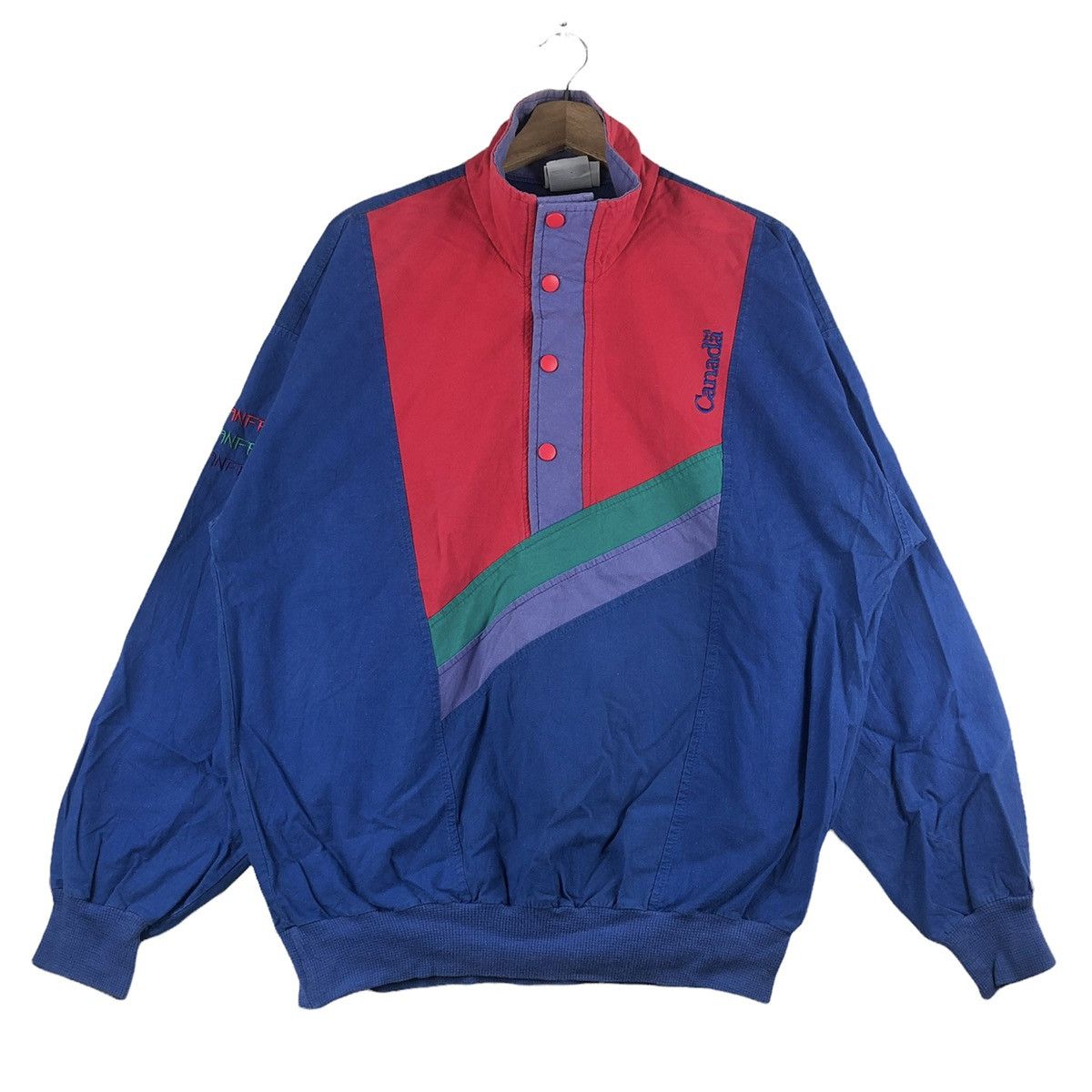 Vintage Vintage Banff 80’s Style Retro Multicolour Block Jacket Size US L / EU 52-54 / 3 - 2 Thumbnail