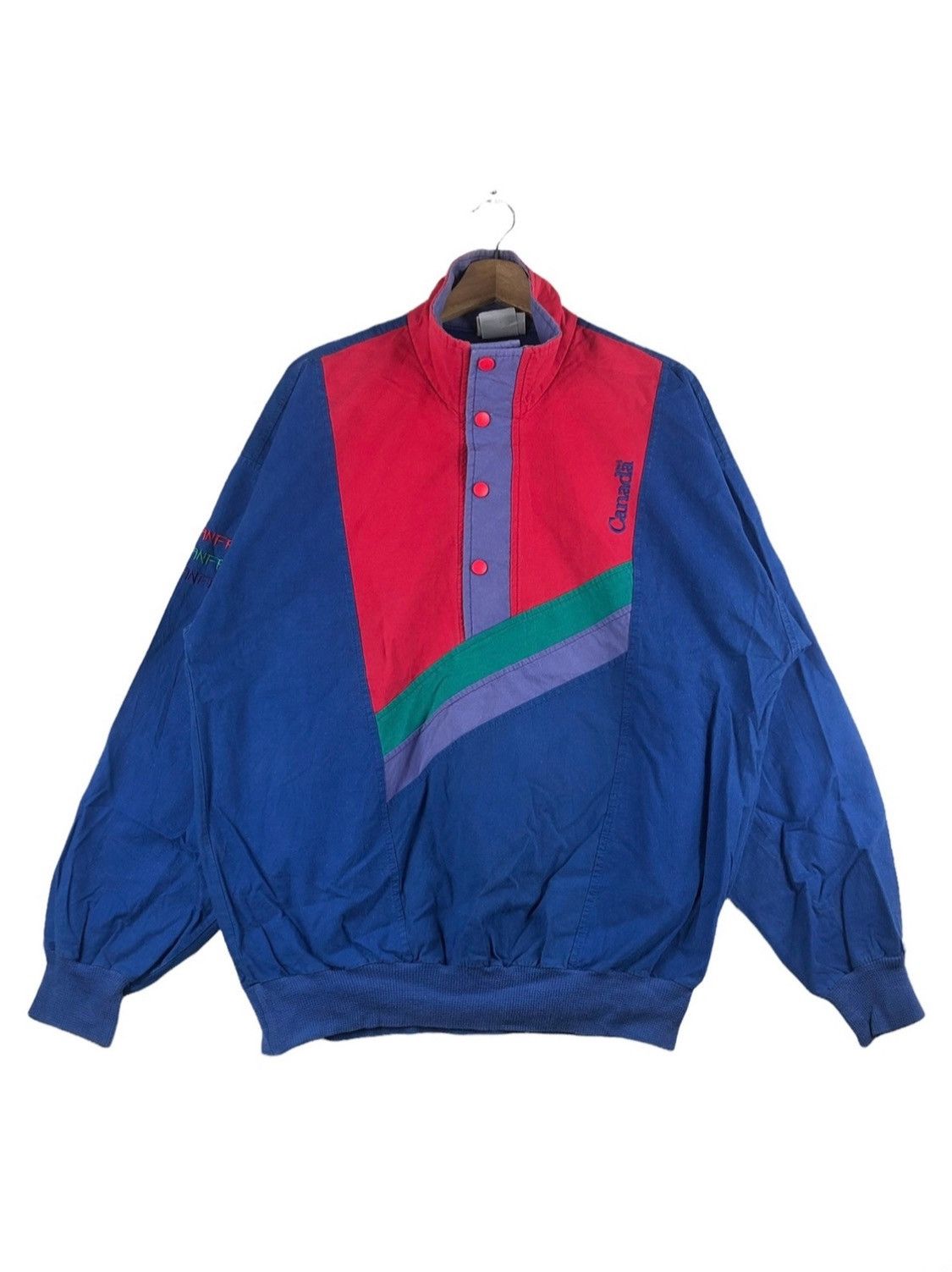 Vintage Vintage Banff 80’s Style Retro Multicolour Block Jacket Size US L / EU 52-54 / 3 - 1 Thumbnail