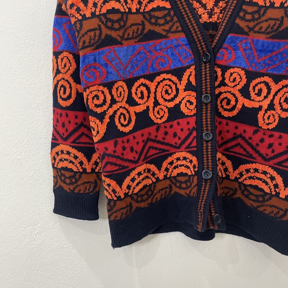 Japanese Brand Vintage Micalady Coogi Style Unisex Cardingan Knitwear Size US M / EU 48-50 / 2 - 3 Thumbnail