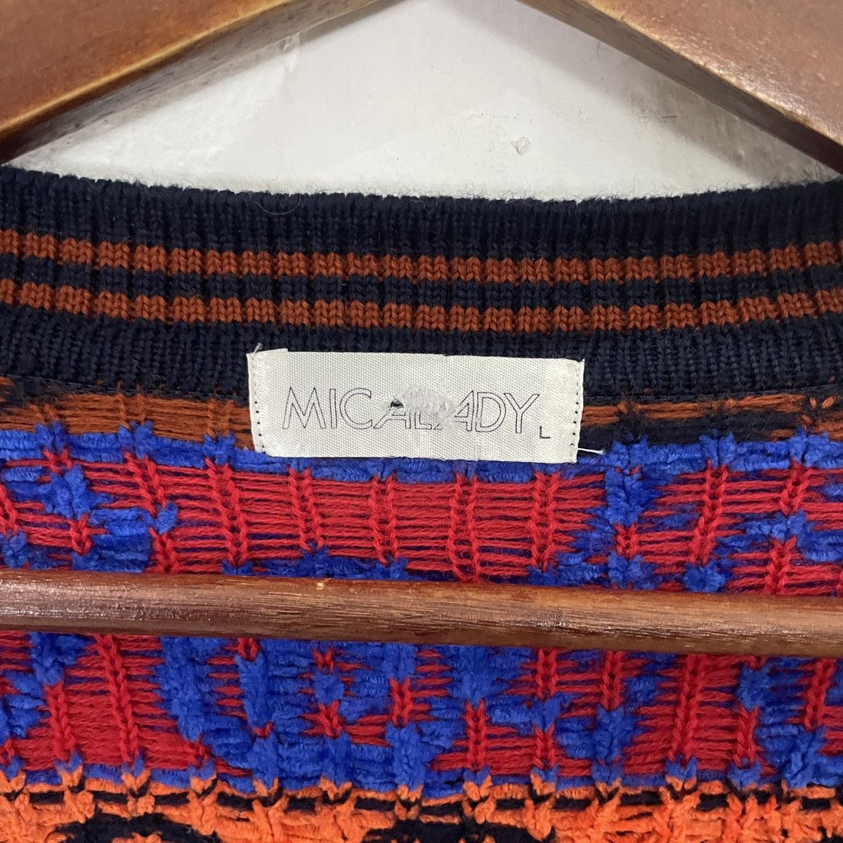 Japanese Brand Vintage Micalady Coogi Style Unisex Cardingan Knitwear Size US M / EU 48-50 / 2 - 5 Thumbnail