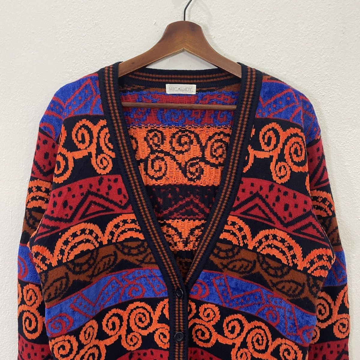 Japanese Brand Vintage Micalady Coogi Style Unisex Cardingan Knitwear Size US M / EU 48-50 / 2 - 4 Thumbnail