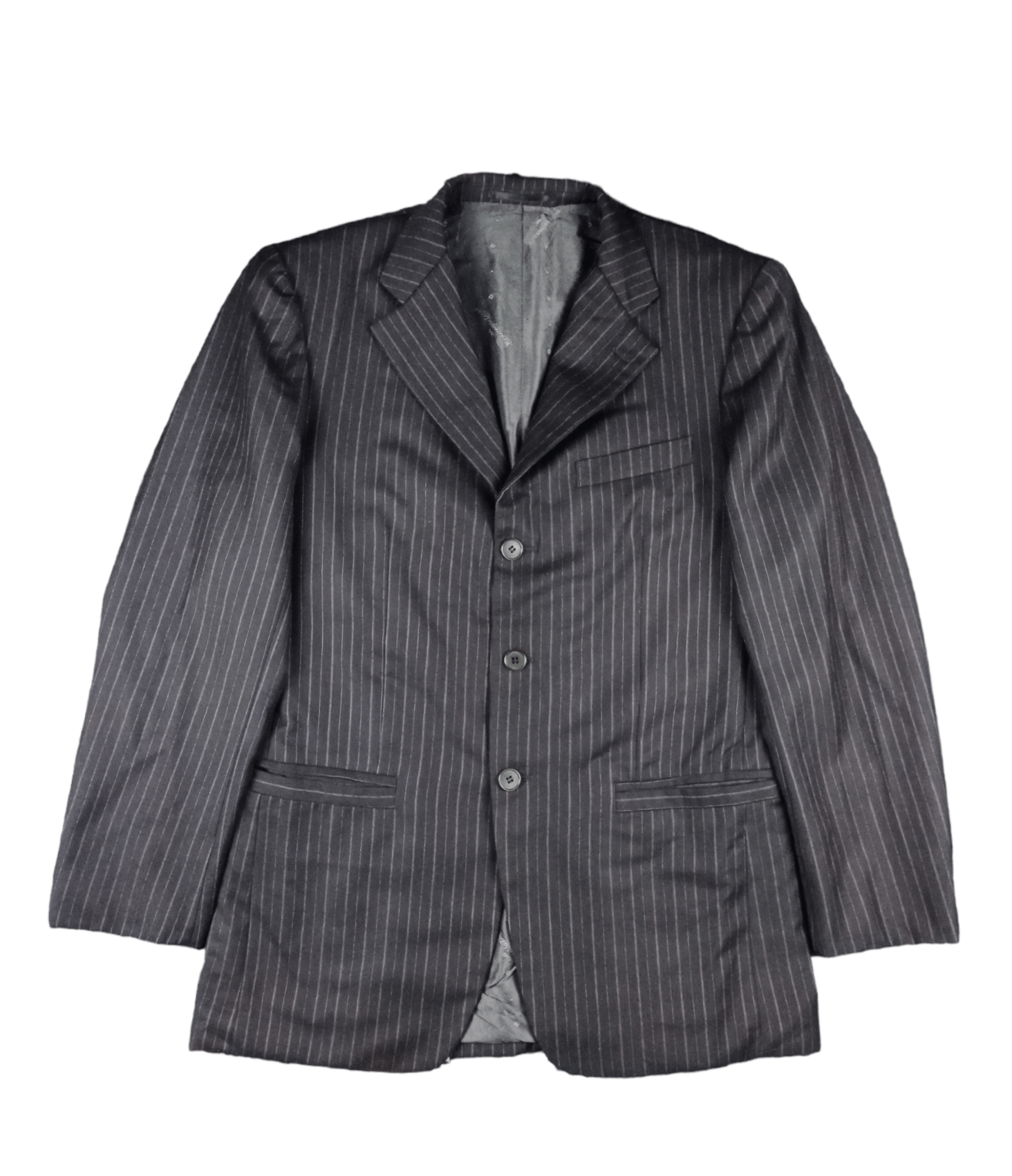💥RARE💥Cloth By Ermenegildo Zegna Wool Stripe Blazer Jacket