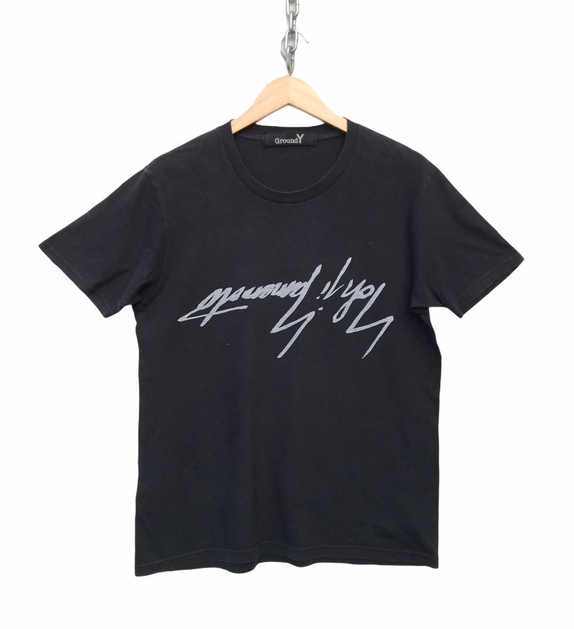 Yohji Yamamoto Yohji Yamamoto Ground Y Spellout Tee Ys Spellout Shirt Size US M / EU 48-50 / 2 - 1 Thumbnail
