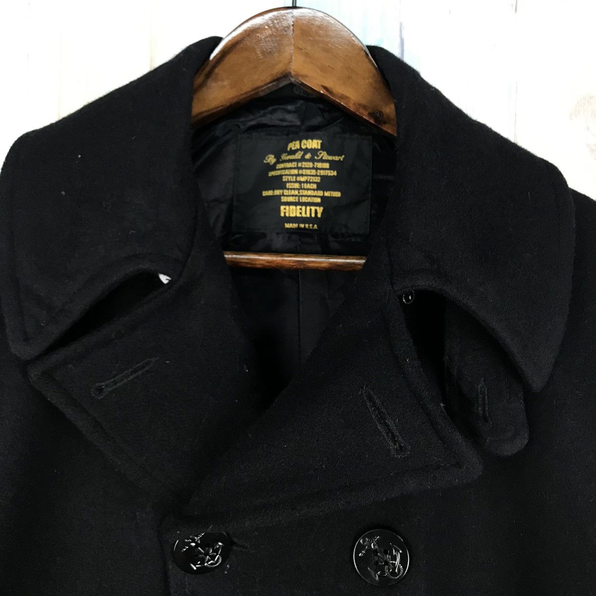 Fidelity Vintage Fidelity Gerald & Stewart Peacoat Jacket Size US M / EU 48-50 / 2 - 4 Thumbnail