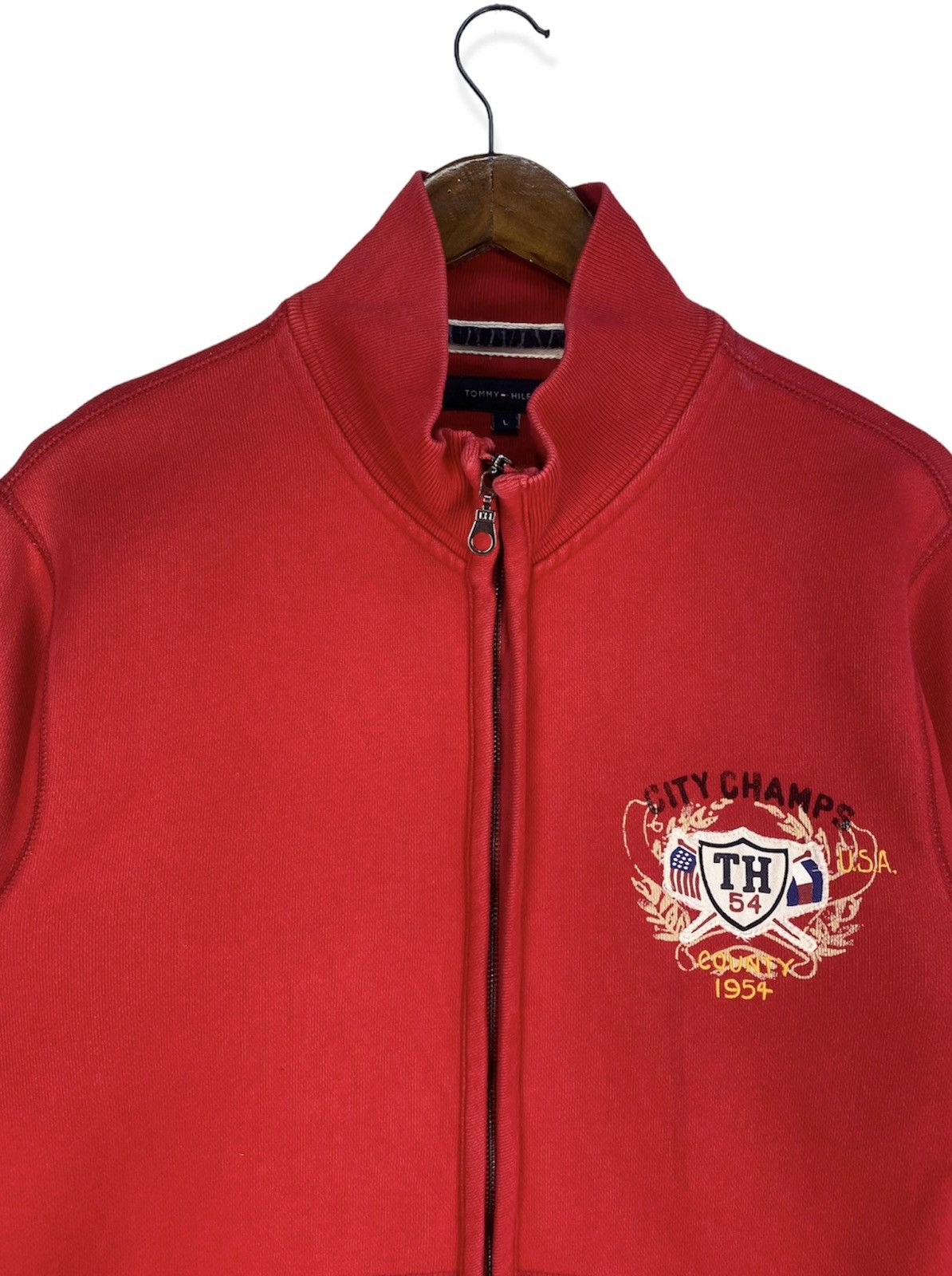 Tommy Hilfiger Tommy Hilfiger Sweater Jacket Size US L / EU 52-54 / 3 - 3 Thumbnail