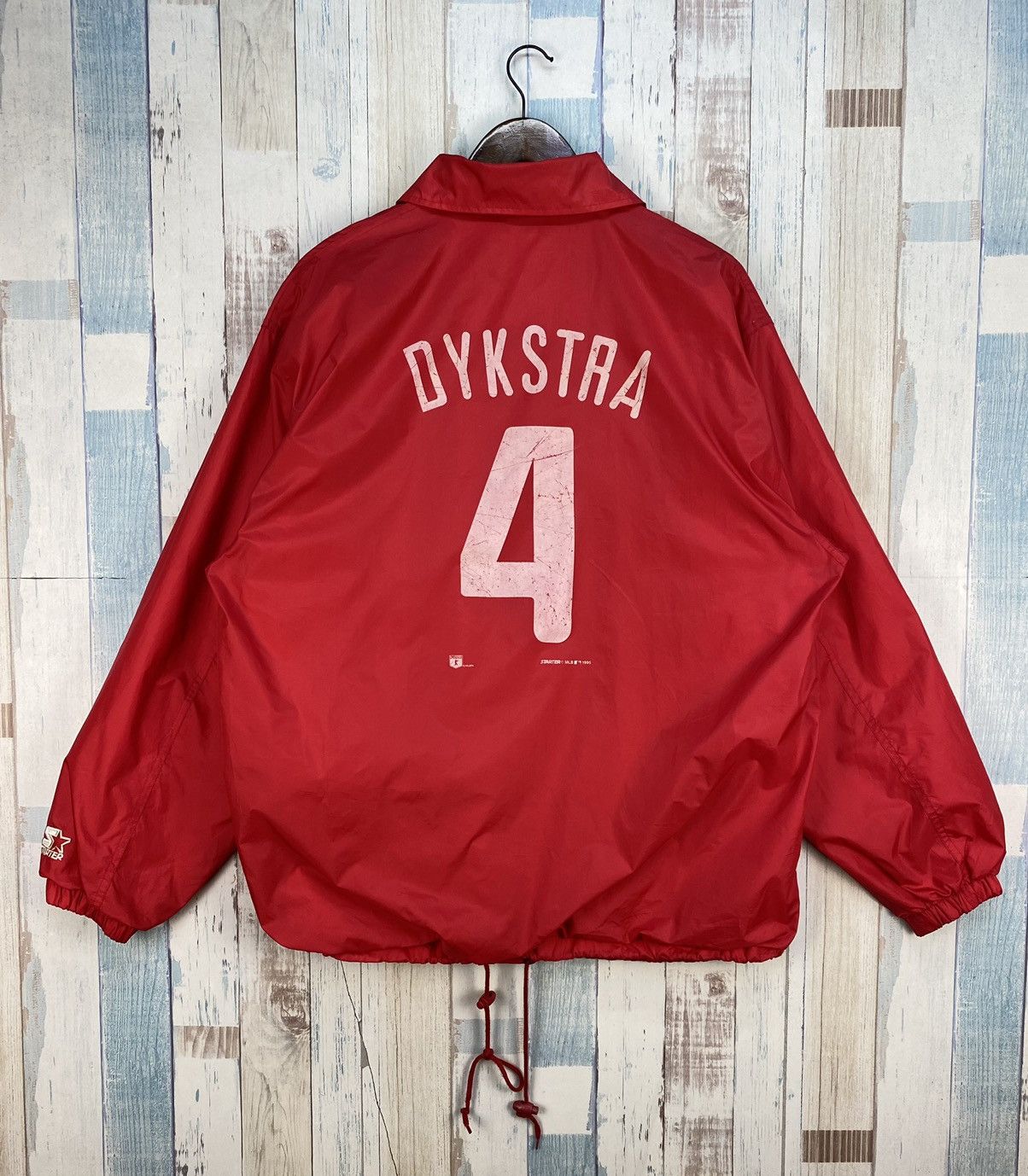 MLB Vintage 90s Lenny Dykstra Mlb Starter Coach Jacke Size US L / EU 52-54 / 3 - 2 Thumbnail
