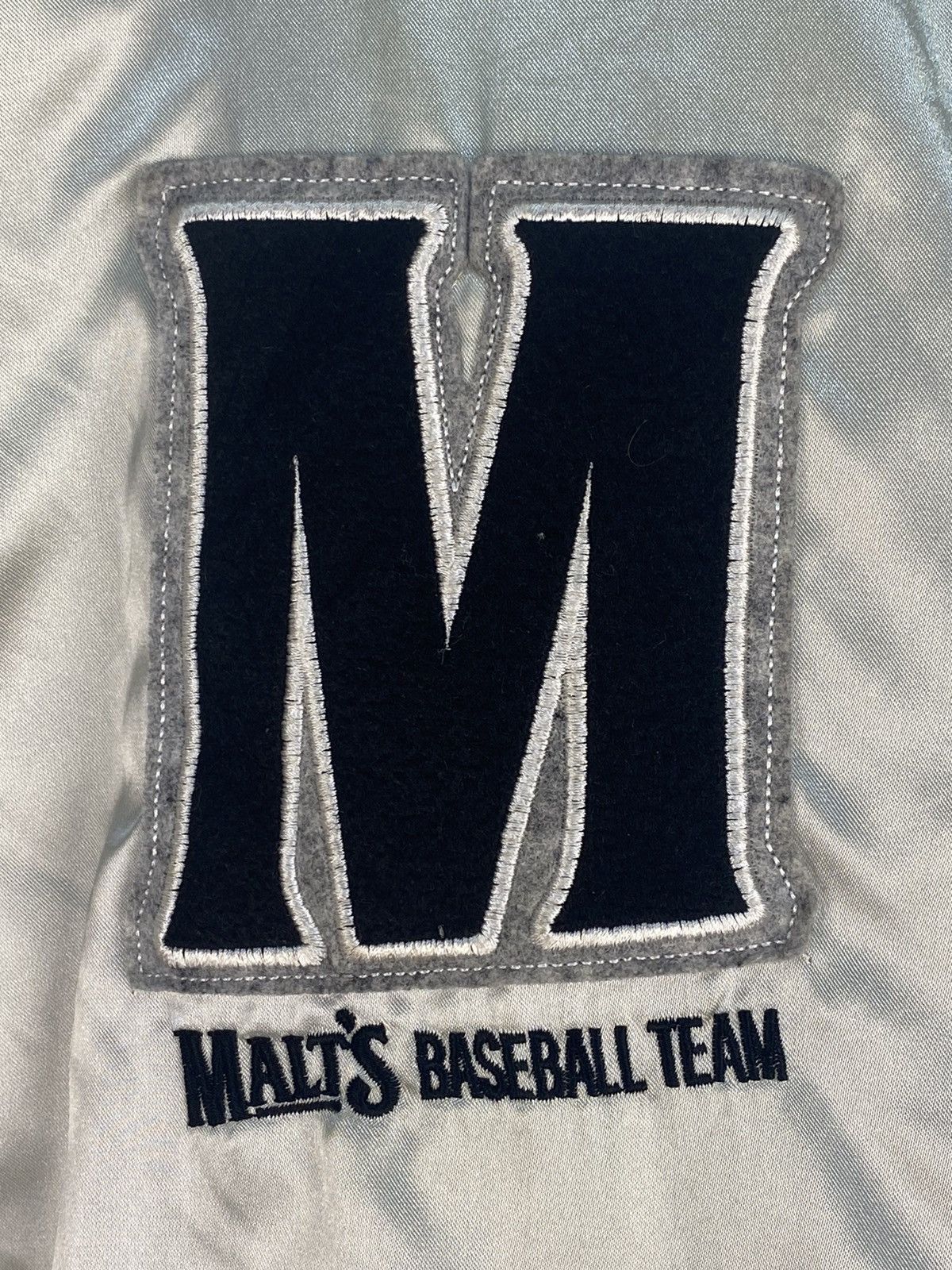 Vintage Vintage Malt's Baseball Team Bomber Jacket Size US L / EU 52-54 / 3 - 4 Thumbnail