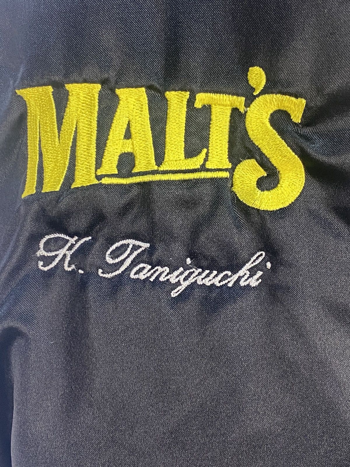 Vintage Vintage Malt's Baseball Team Bomber Jacket Size US L / EU 52-54 / 3 - 5 Thumbnail