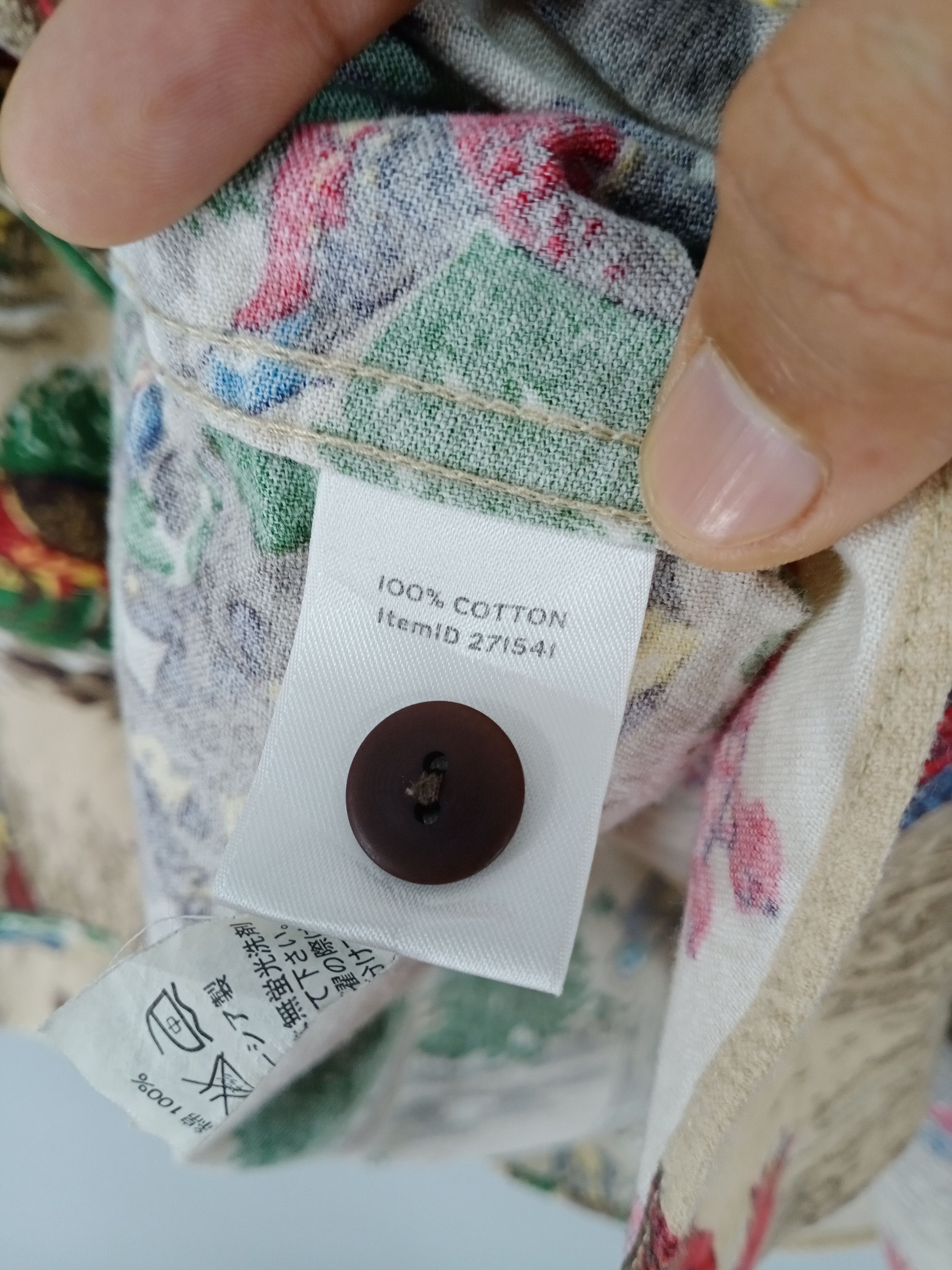 💥RARE💥L.L Bean Fullprint Button Ups Shirt