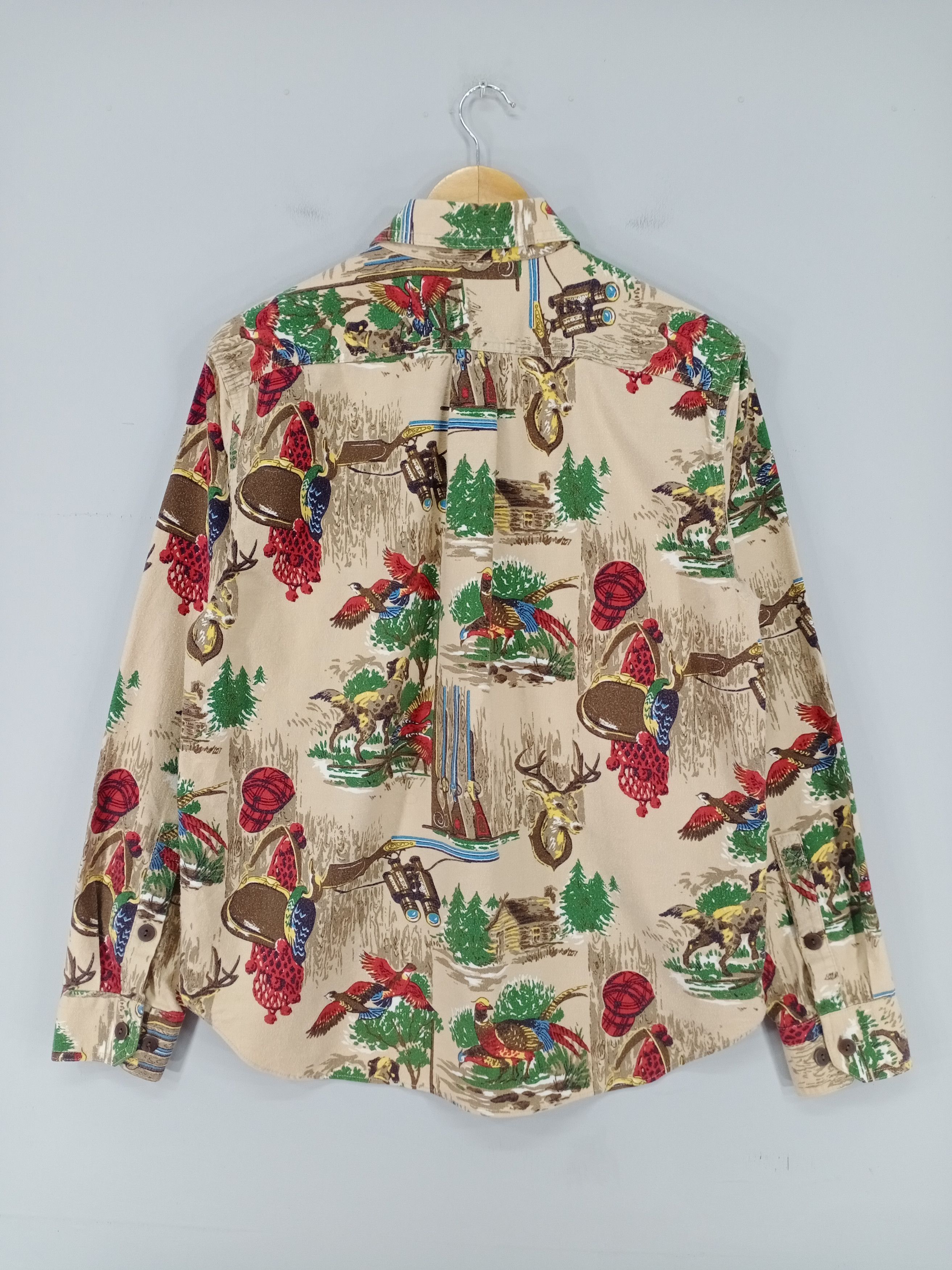 💥RARE💥L.L Bean Fullprint Button Ups Shirt