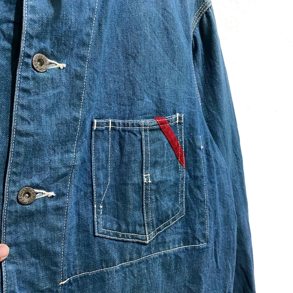 Edition Japan × Japanese Brand Vintage EXTRA EDITION indigo Workwear Coat Jacket Size US M / EU 48-50 / 2 - 3 Thumbnail