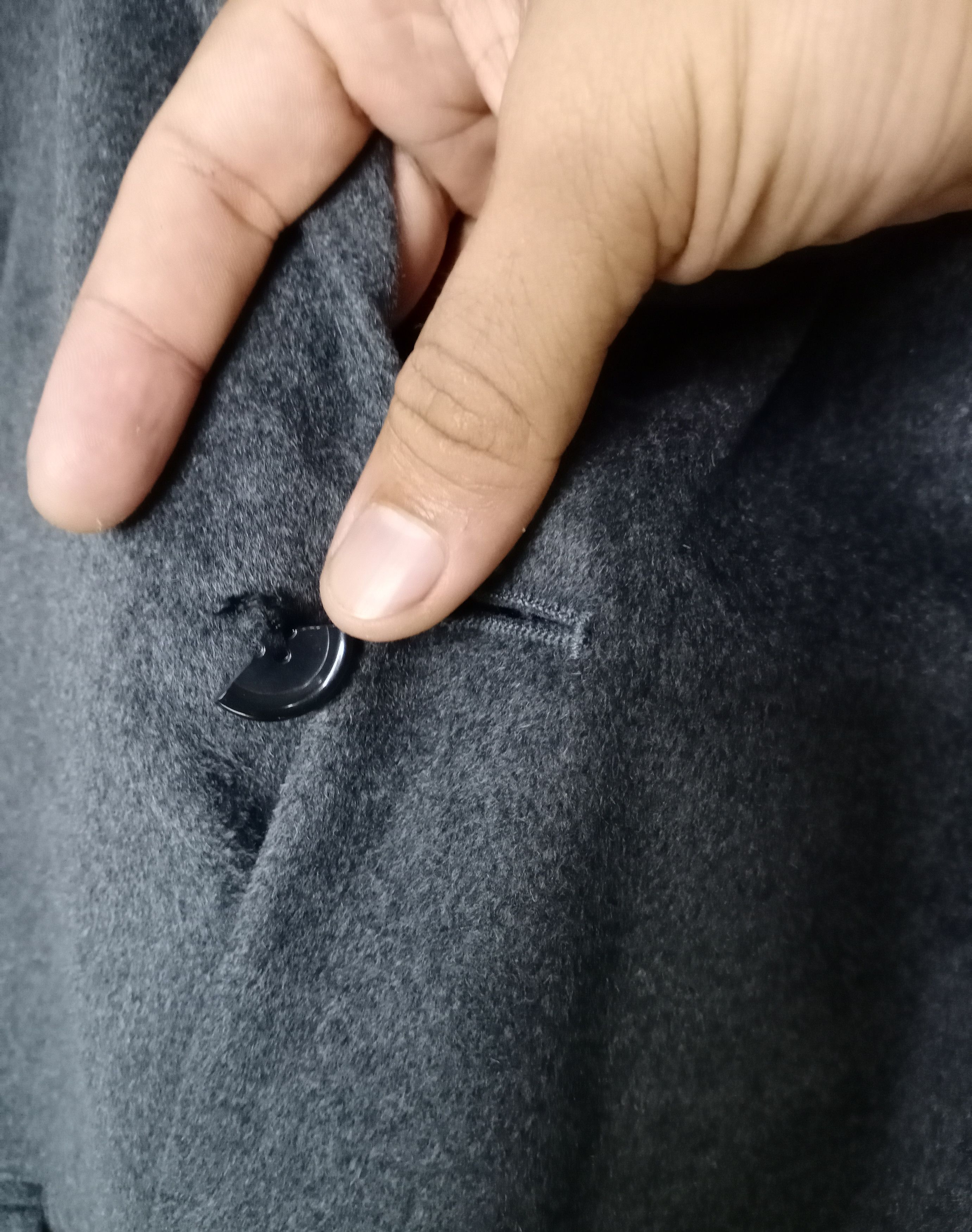 Designer × Japanese Brand × Katharine Hamnett London Katharine Hamnett London Wool Long Coat Jacket Size US M / EU 48-50 / 2 - 3 Thumbnail