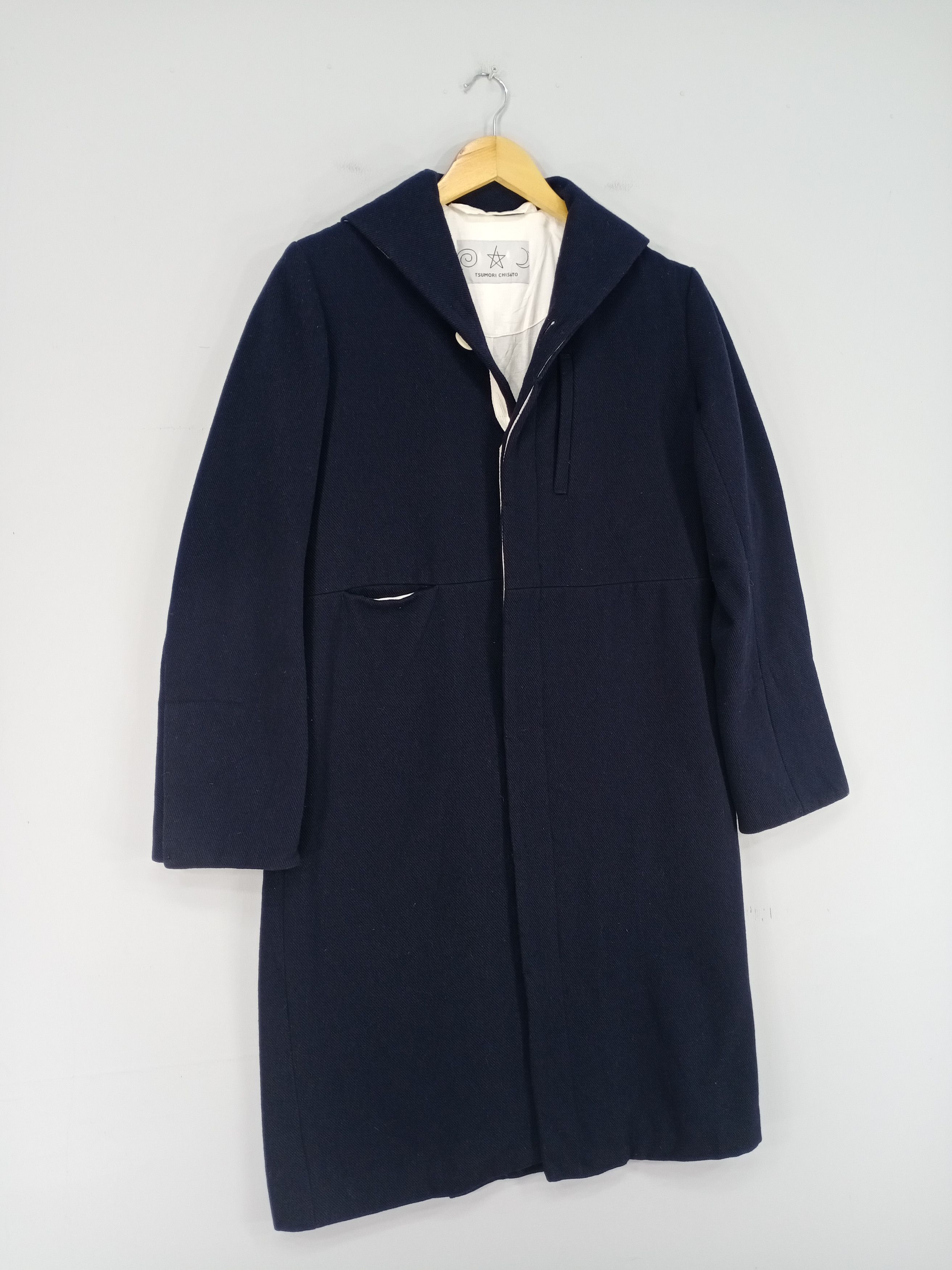 Issey Miyake 💥RARE💥Vintage Tsumori Chisato Long Coat Button Jacket Size US S / EU 44-46 / 1 - 2 Thumbnail