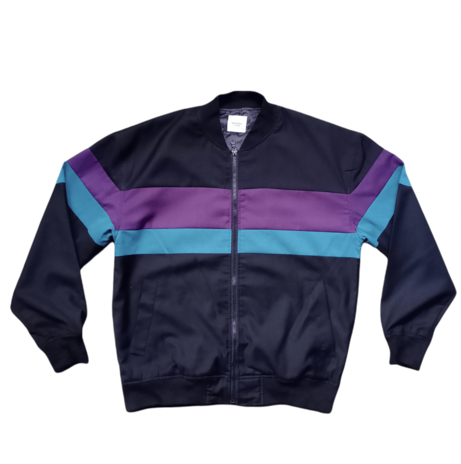 Other Browny Vintage Stripe Bomber Jacket Size US M / EU 48-50 / 2 - 1 Thumbnail
