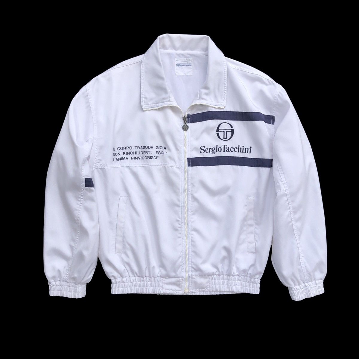 Sergio Tacchini Vintage Sergio Tacchini Embroidery Logo Light Bomber Jacket Size US L / EU 52-54 / 3 - 5 Thumbnail
