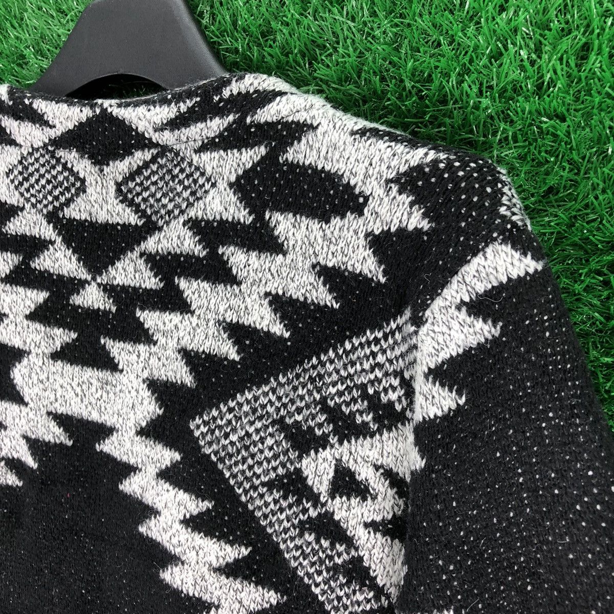 Native × Vintage Vintage Knit Navajo Native Midi Long Cardigan Jacket Size M / US 6-8 / IT 42-44 - 5 Thumbnail