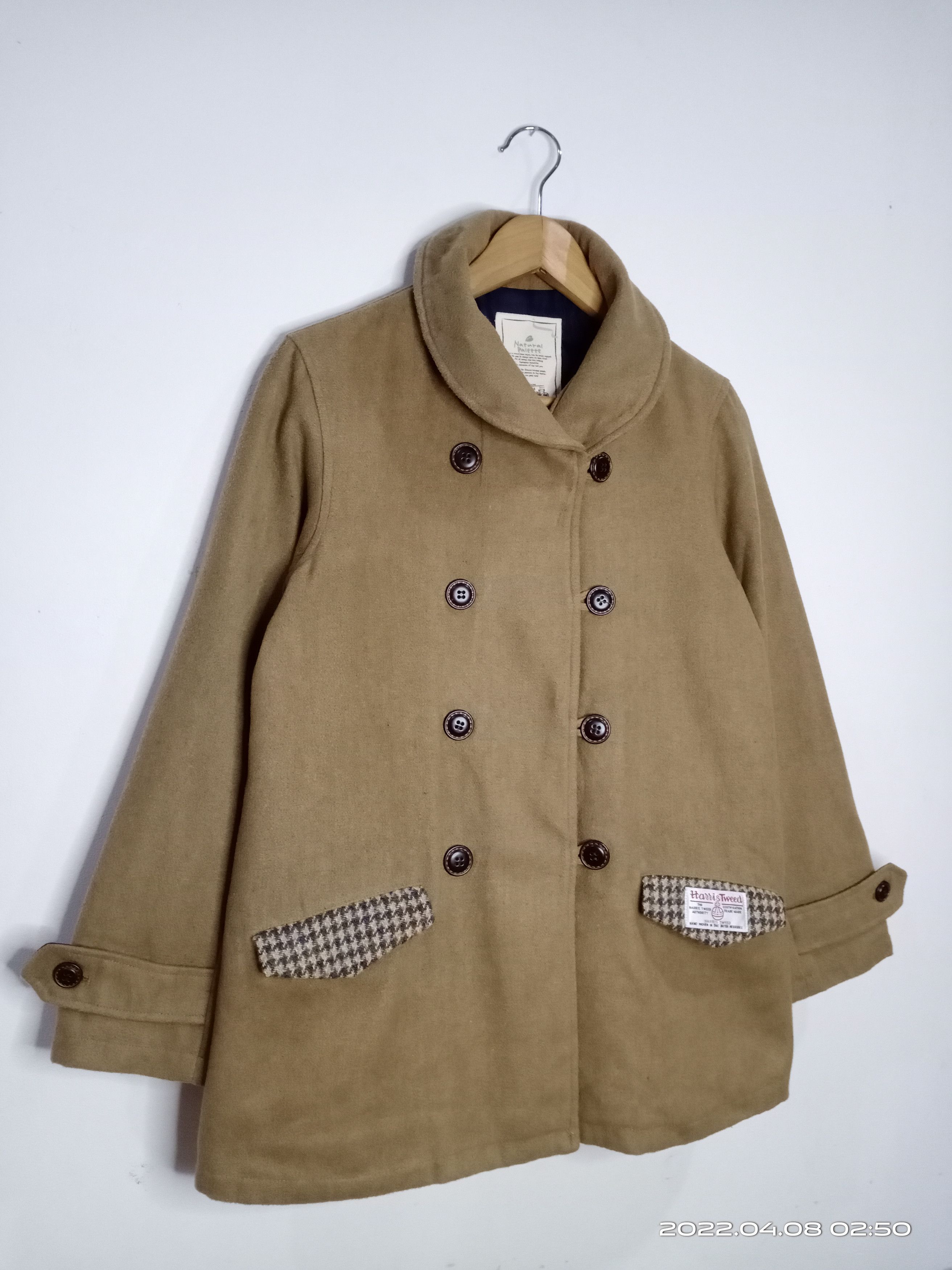Designer × Harris Tweed Harris Tweed By Natural Pallete Wool Button Jacket Size US M / EU 48-50 / 2 - 3 Thumbnail
